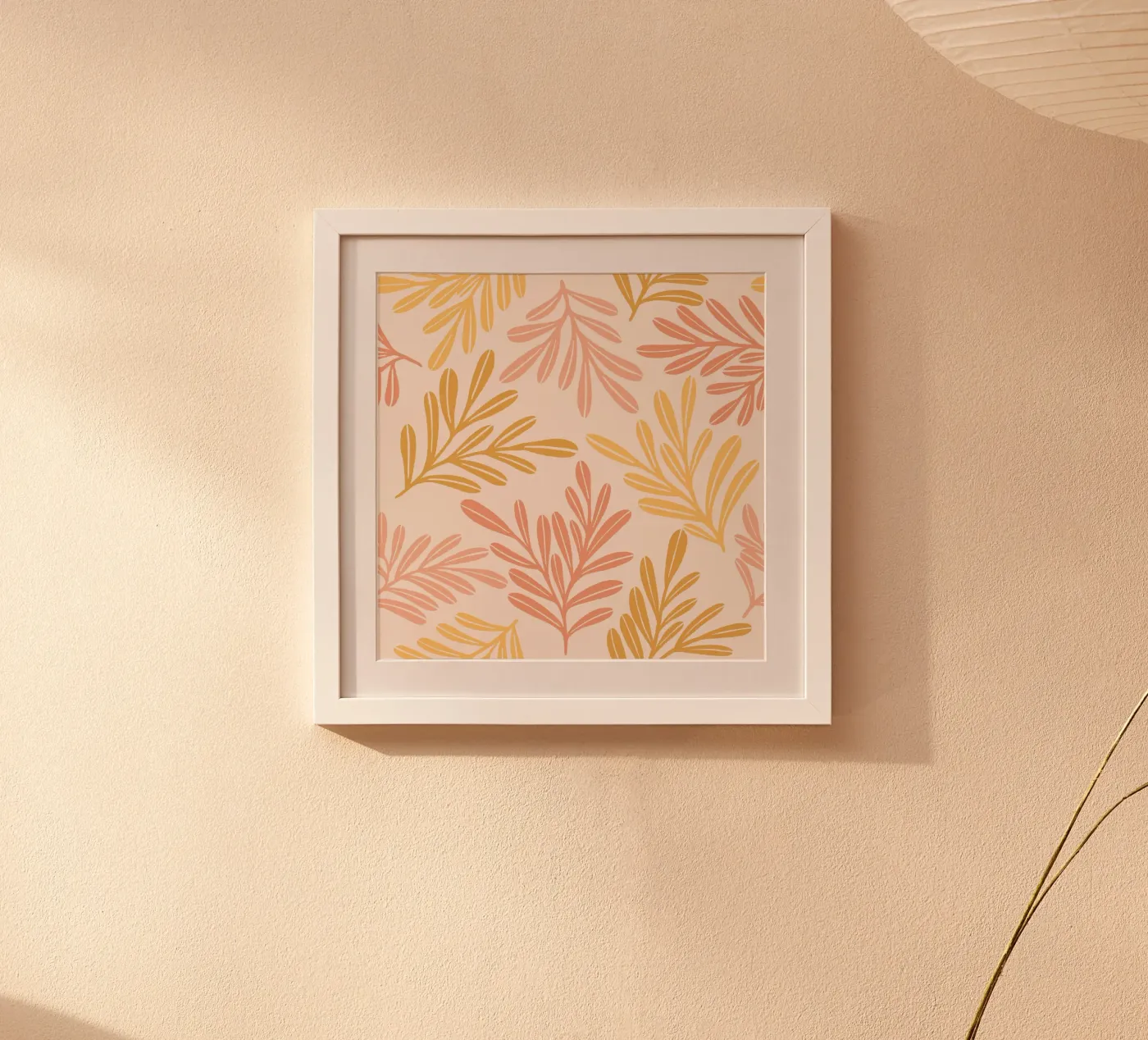 Warm Leaf Harmony Poster von Wackapacka