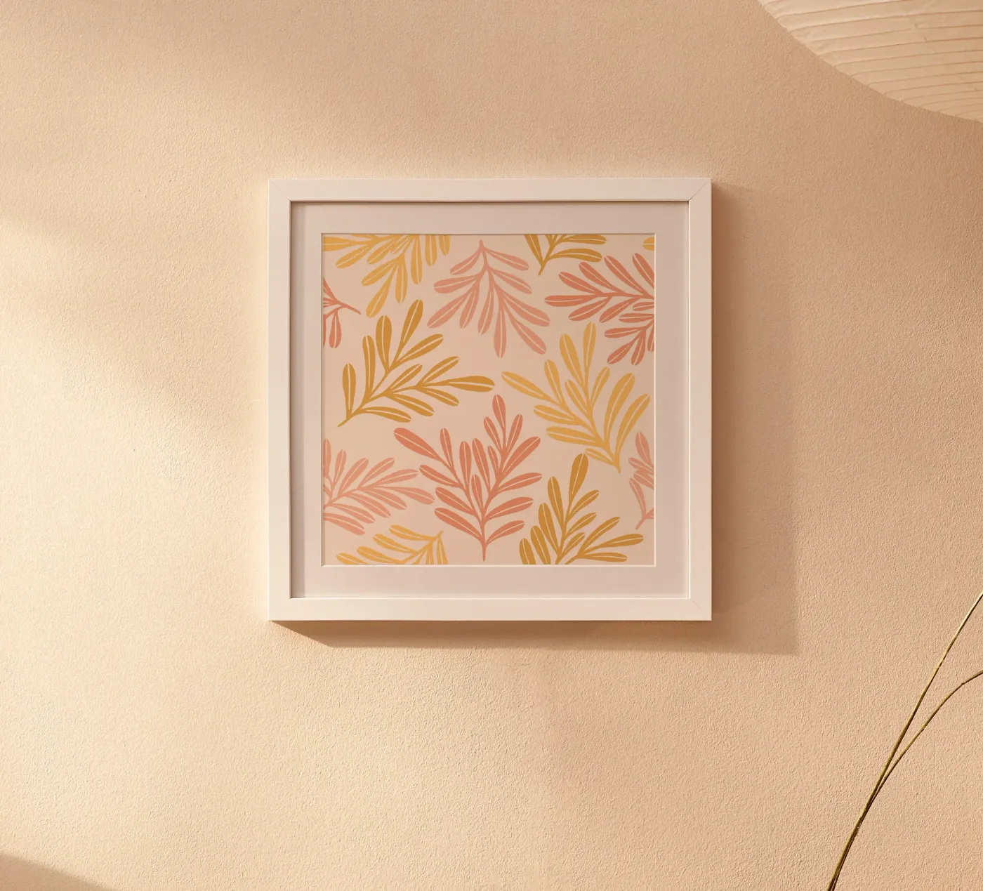 Warm Leaf Harmony poster by Wackapacka