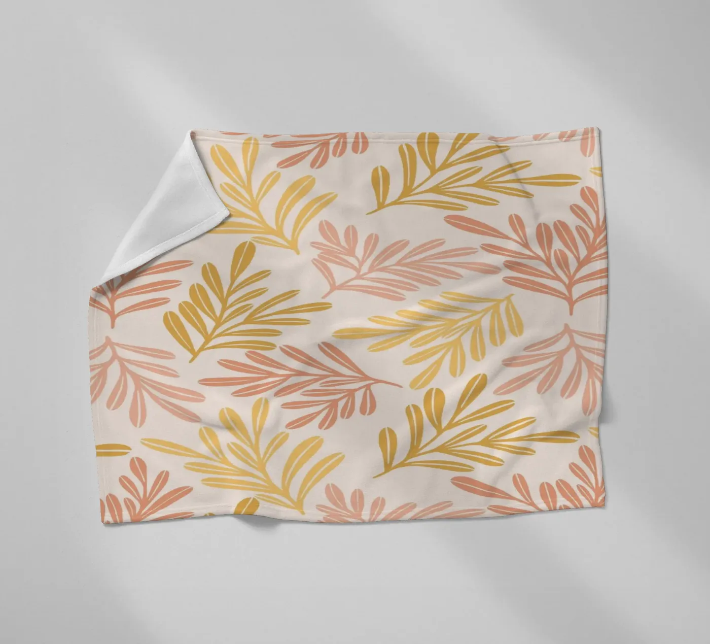 Warm Leaf Harmony Fleecedecke von Wackapacka