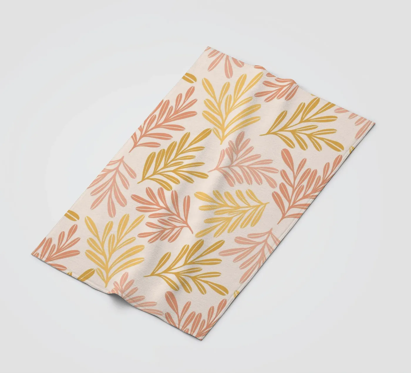 Warm Leaf Harmony Fleecedecke von Wackapacka