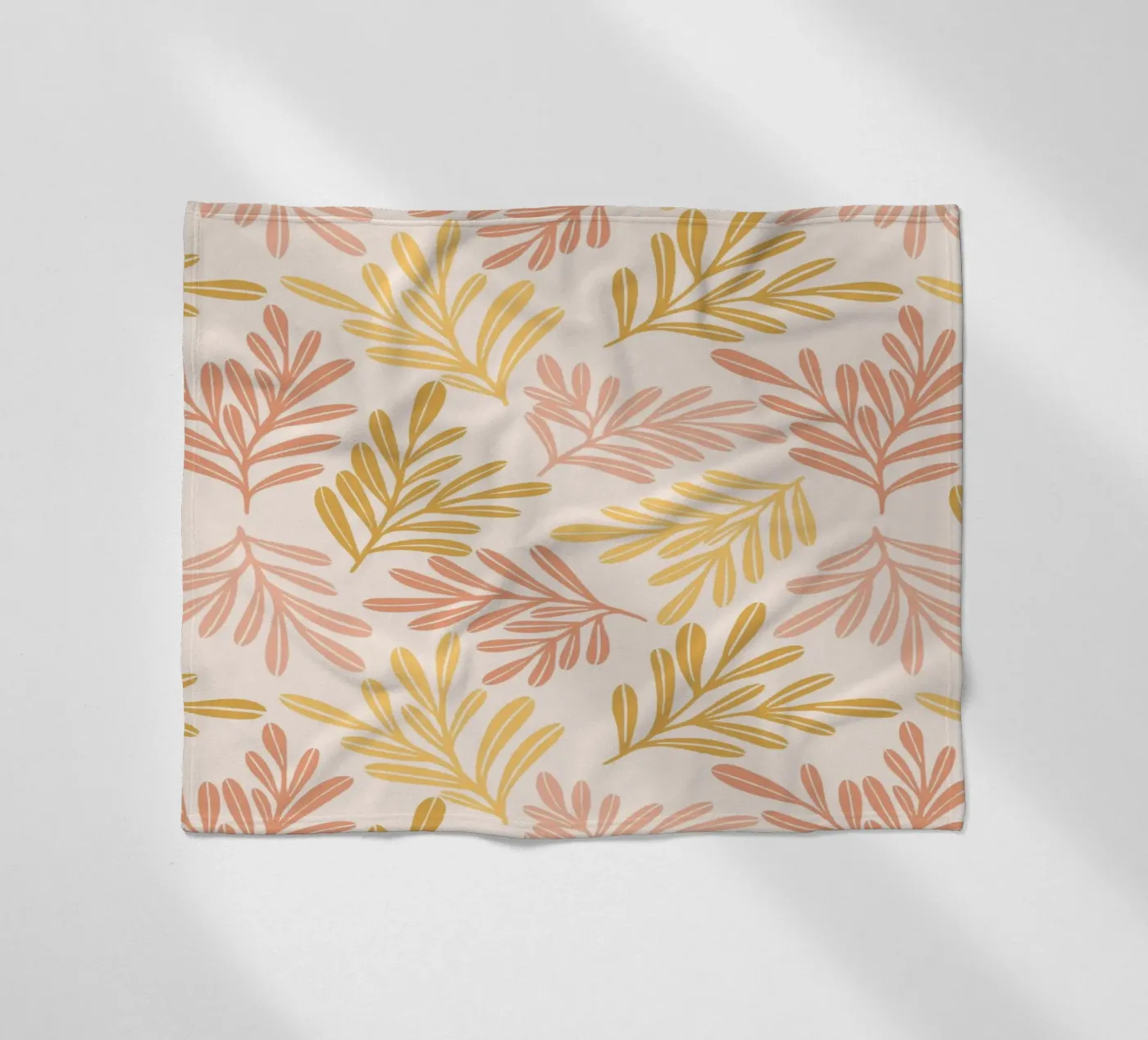 Warm Leaf Harmony Fleecedecke von Wackapacka