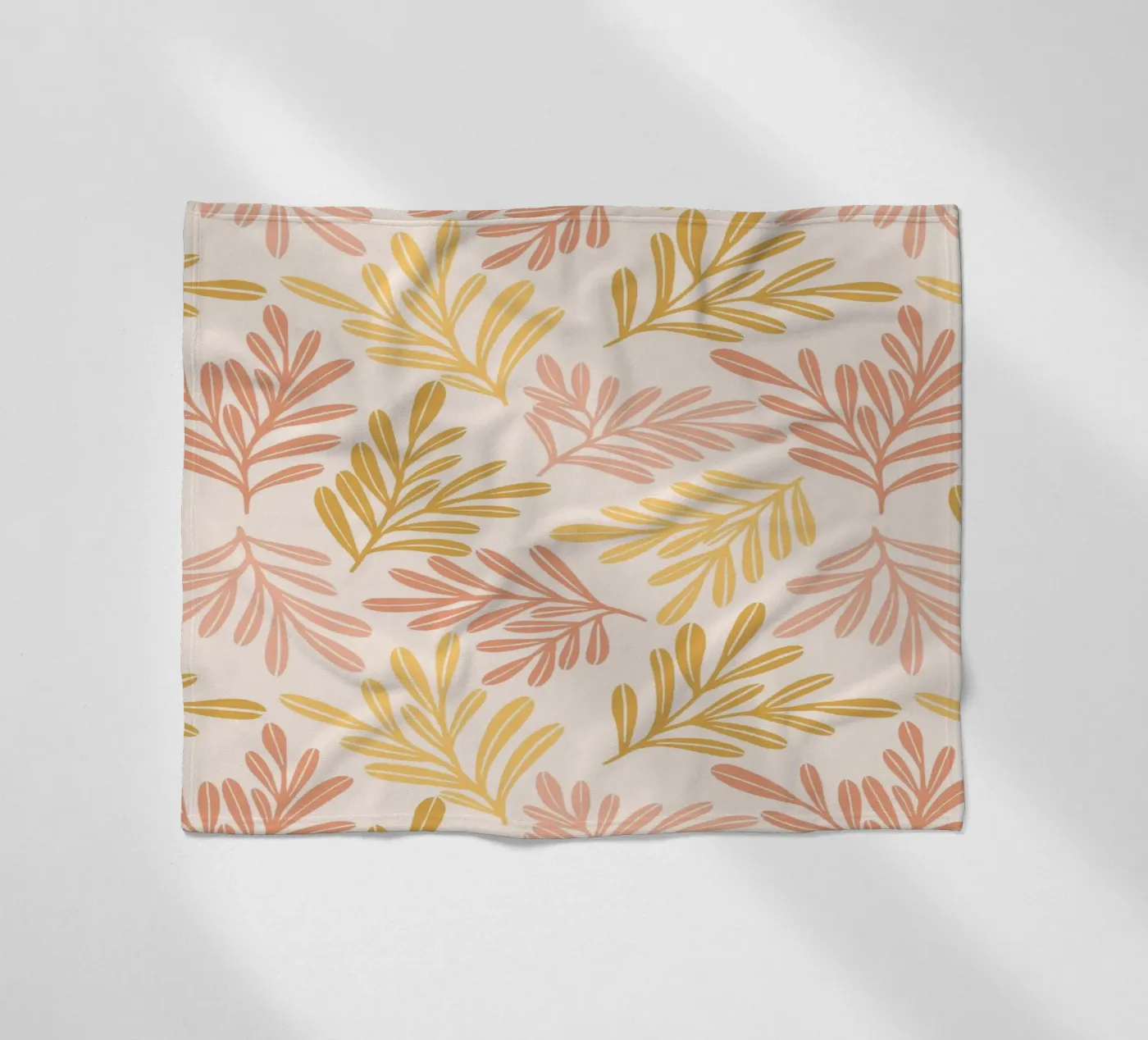Warm Leaf Harmony Fleecedecke von Wackapacka