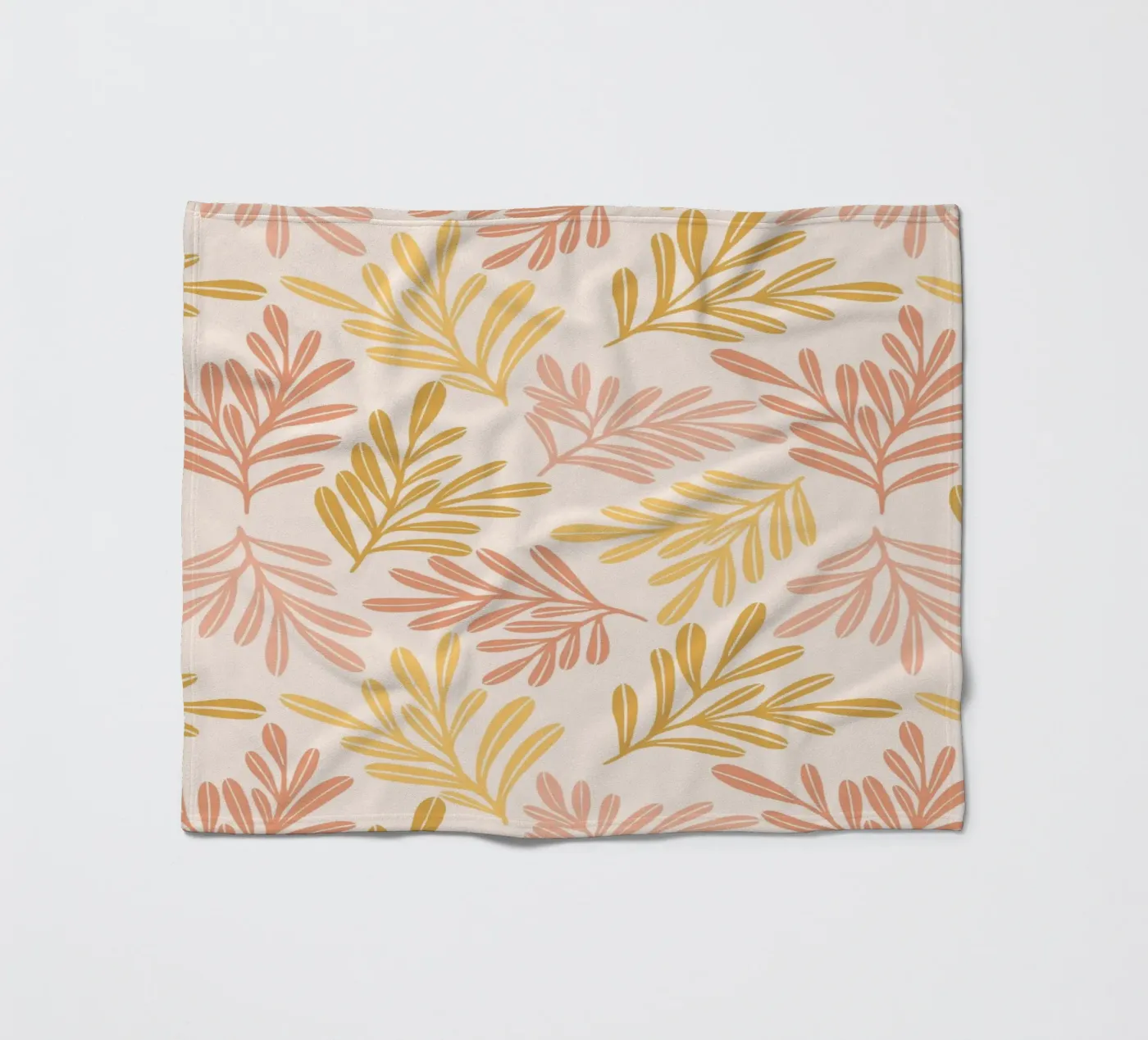 Warm Leaf Harmony Fleecedecke von Wackapacka