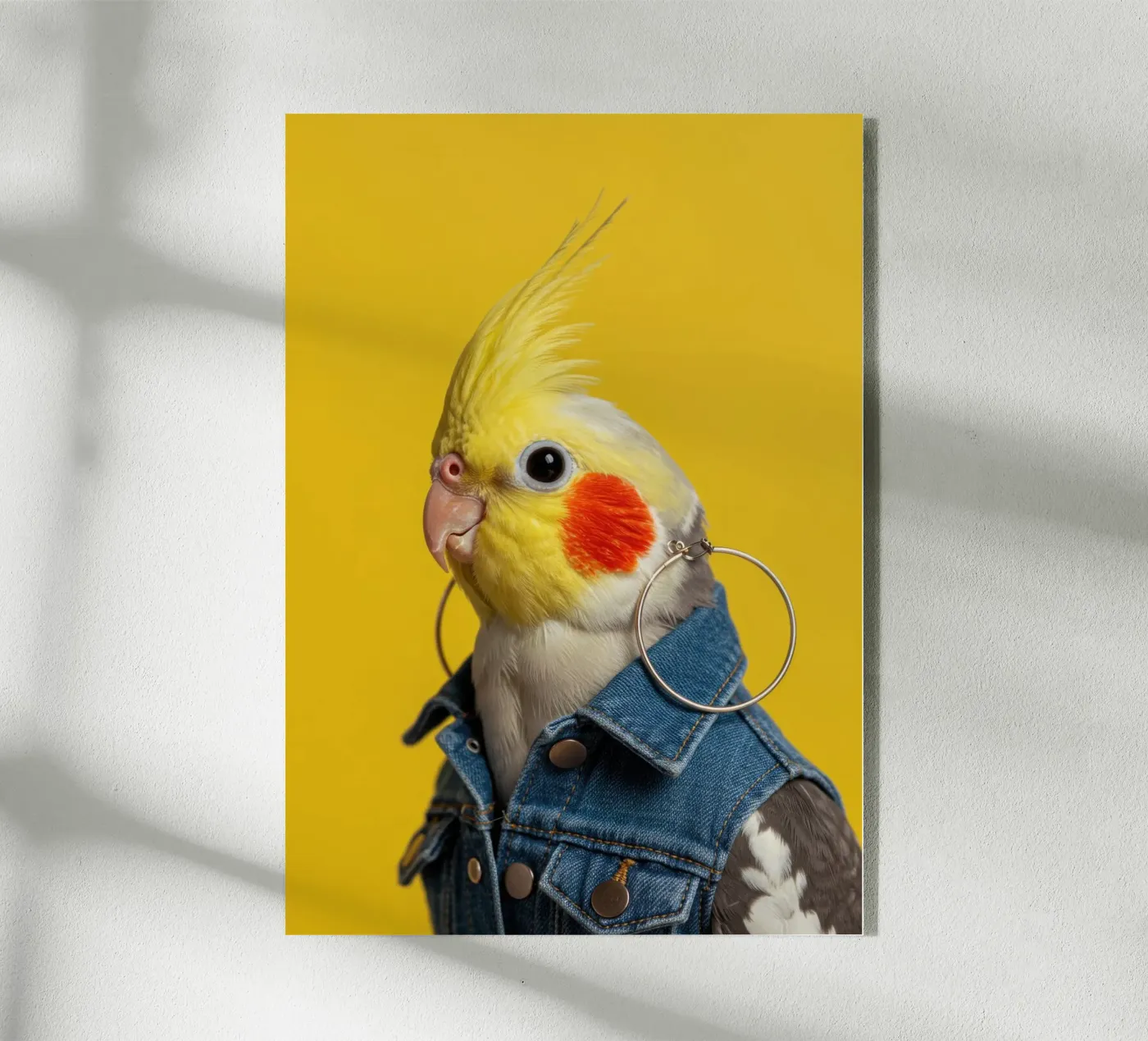 Studio Pawtrait Uccello plexiglass da Pawtrait Studio