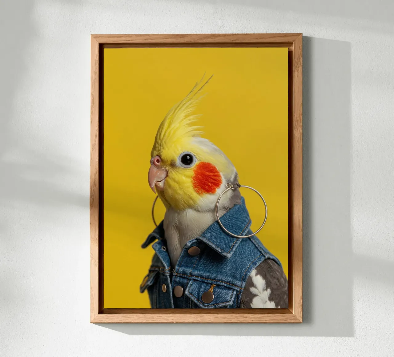 Studio Pawtrait Uccello alluminio dibond da Pawtrait Studio