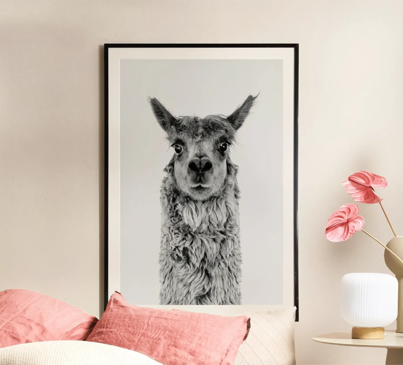 Alpaca Poster von Paws & Claws