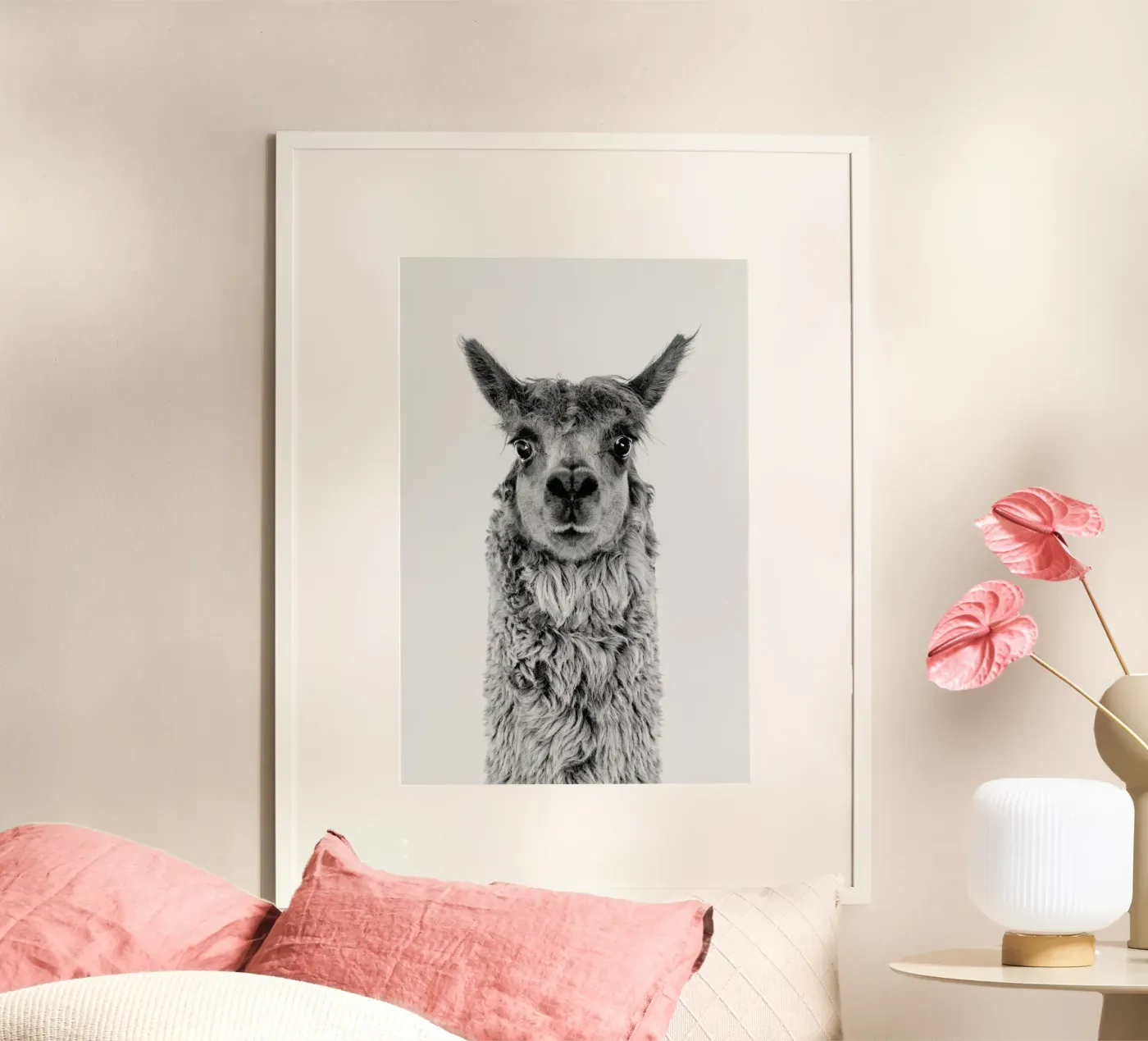 Alpaca Poster von Paws & Claws