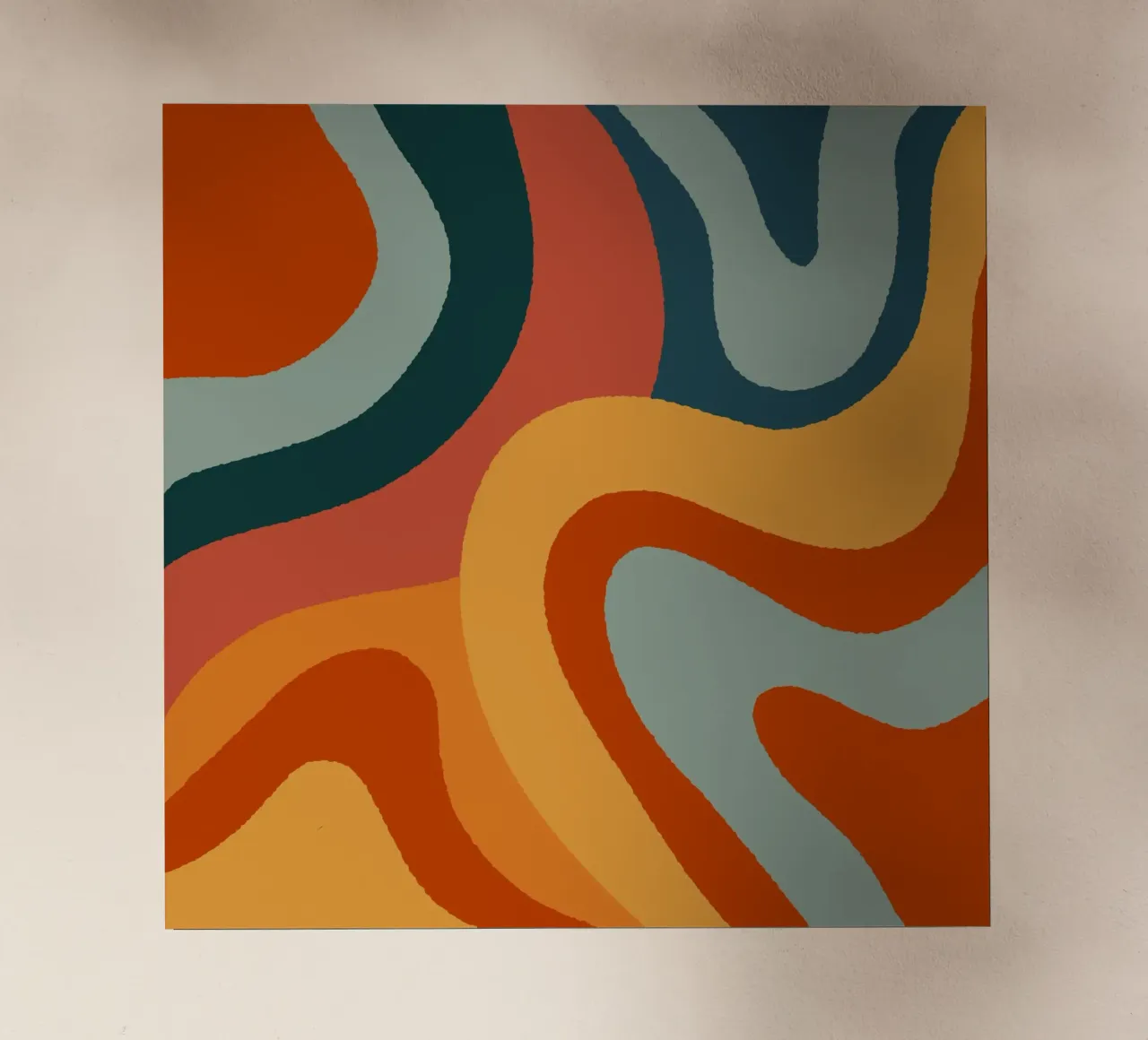 Linee ondulate retrò pellicola backlit da Wackapacka