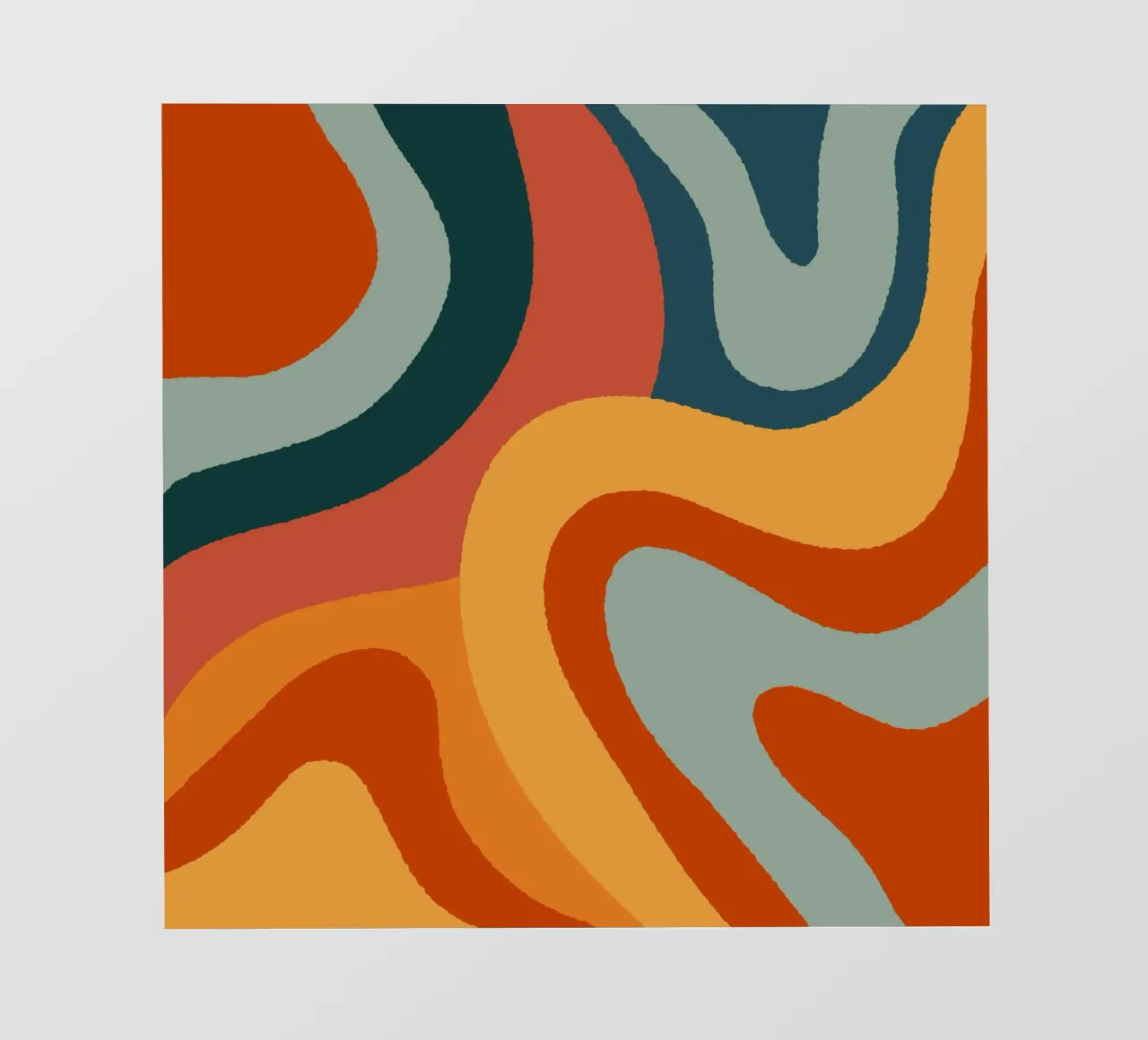 Linee ondulate retrò pellicola backlit da Wackapacka