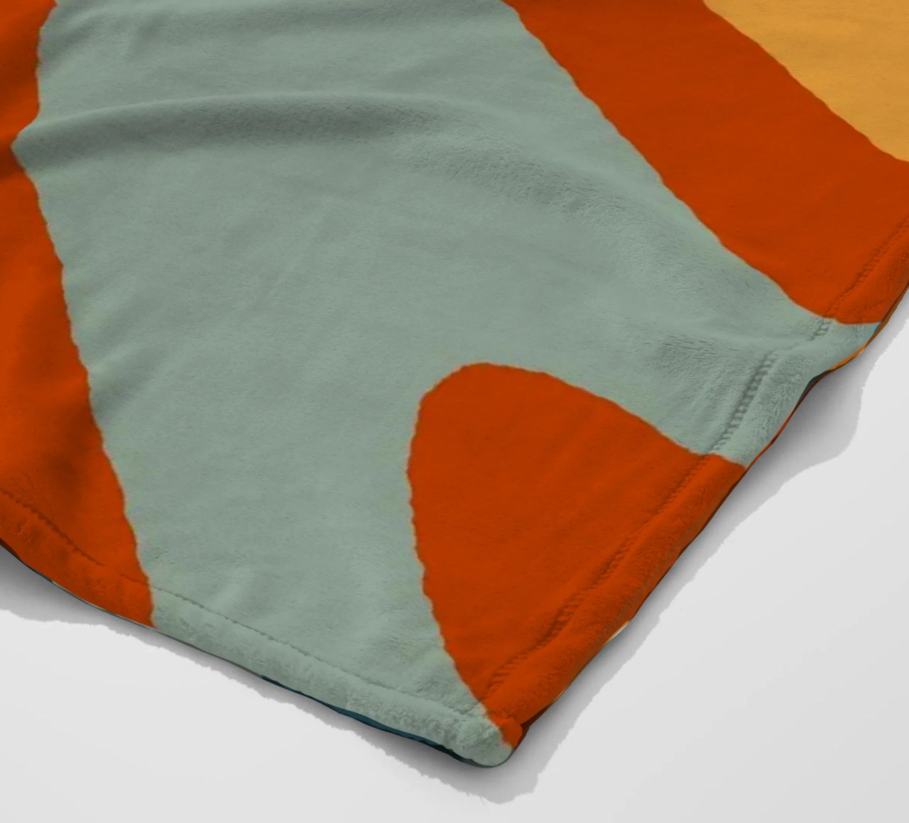 Linee ondulate retrò coperta in pile da Wackapacka