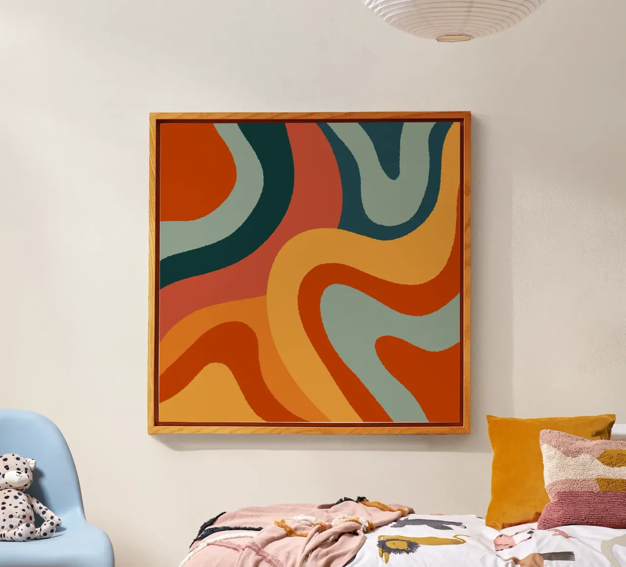 Linee ondulate retrò plexiglass da Wackapacka