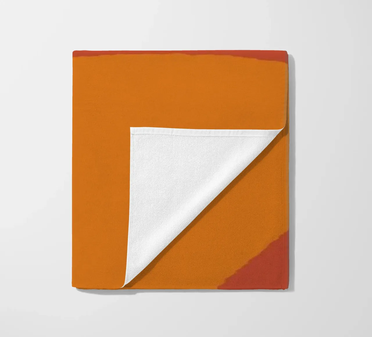 Linee ondulate retrò - arancione telo mare da Wackapacka