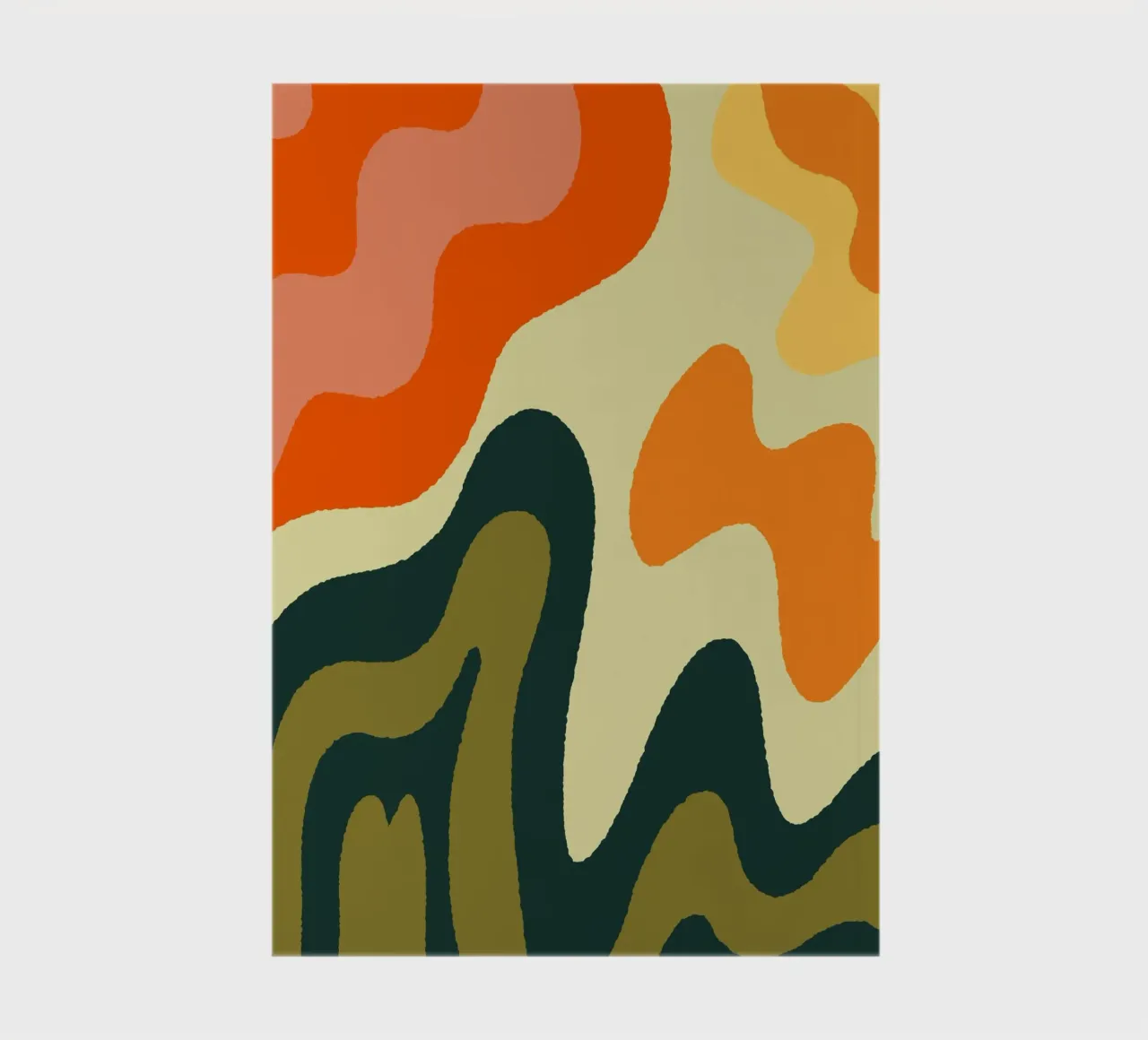 Retro pshychadelic lines notebook by Wackapacka