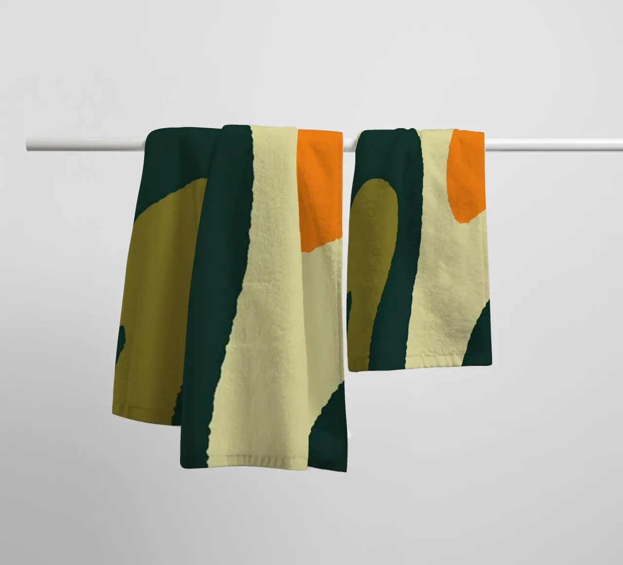 Retro pshychadelic lines towel by Wackapacka