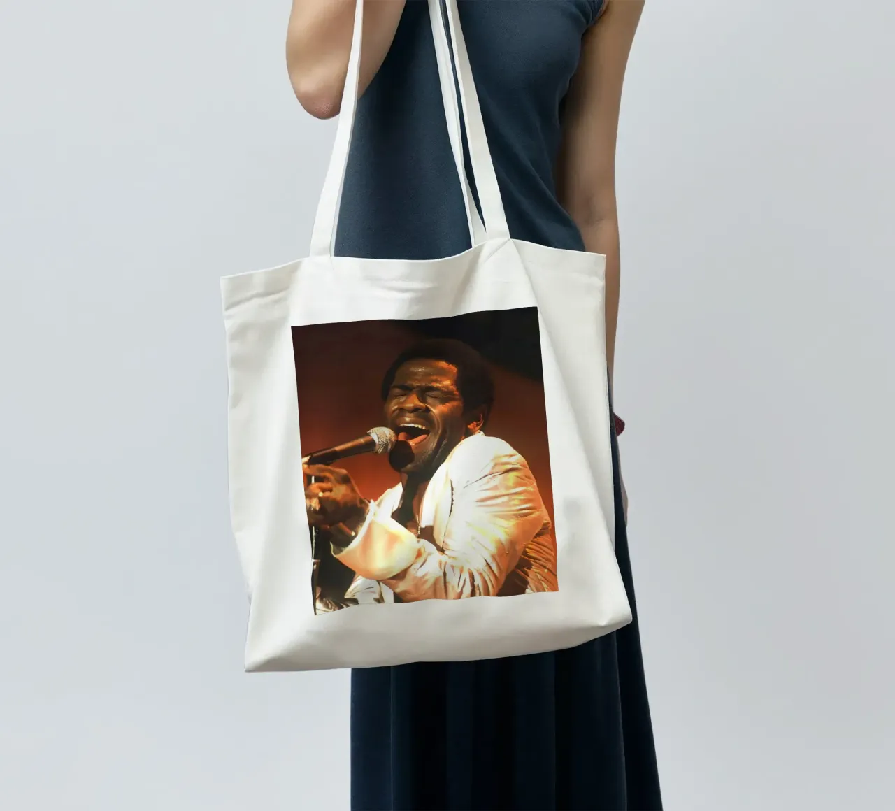 Al green borsa in juta da Low poly art