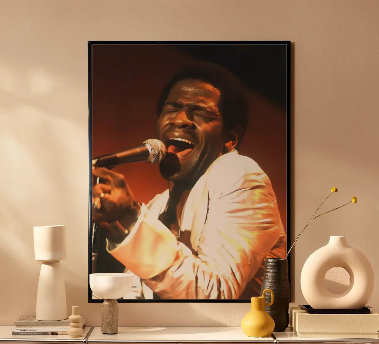 Al green carta hahnemühle da Low poly art