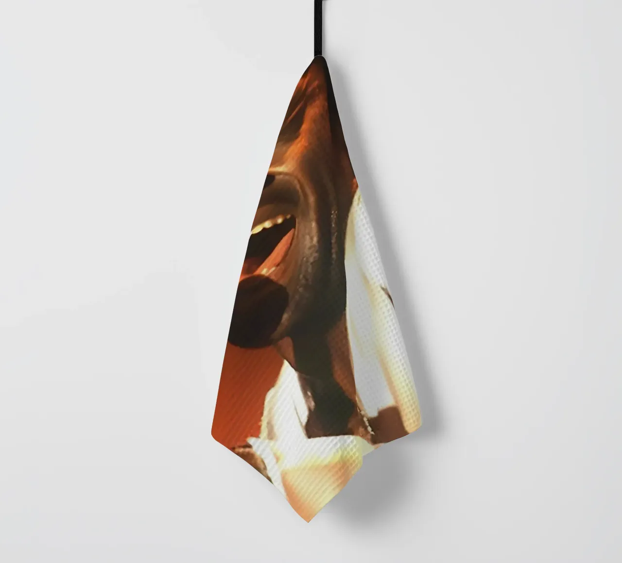 Al green canovaccio da cucina da Low poly art