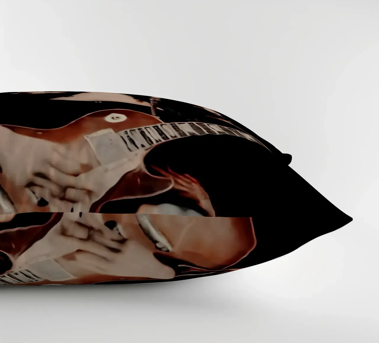 Jimmy Page cuscino da Low poly art