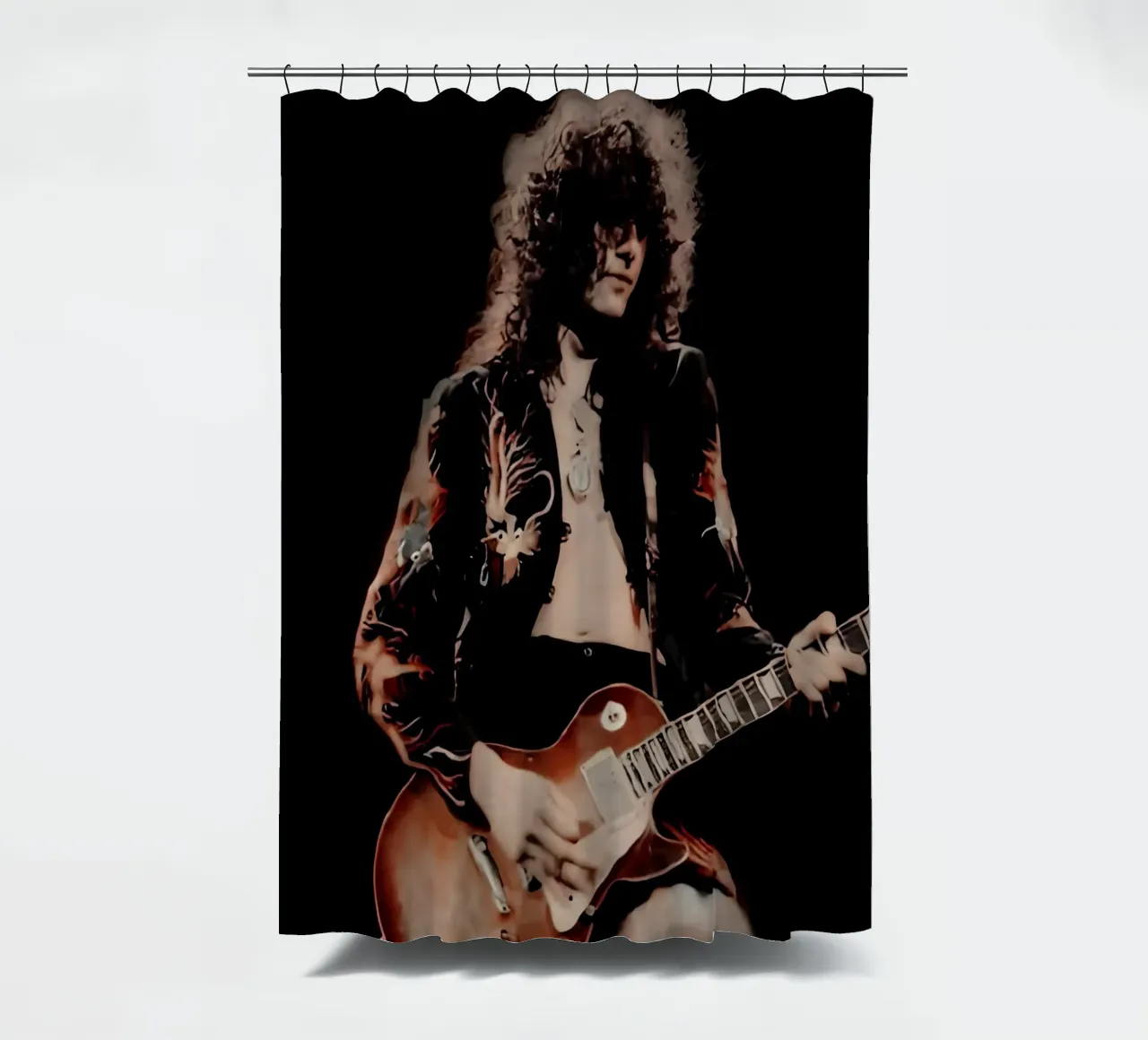 Jimmy Page tenda da doccia da Low poly art