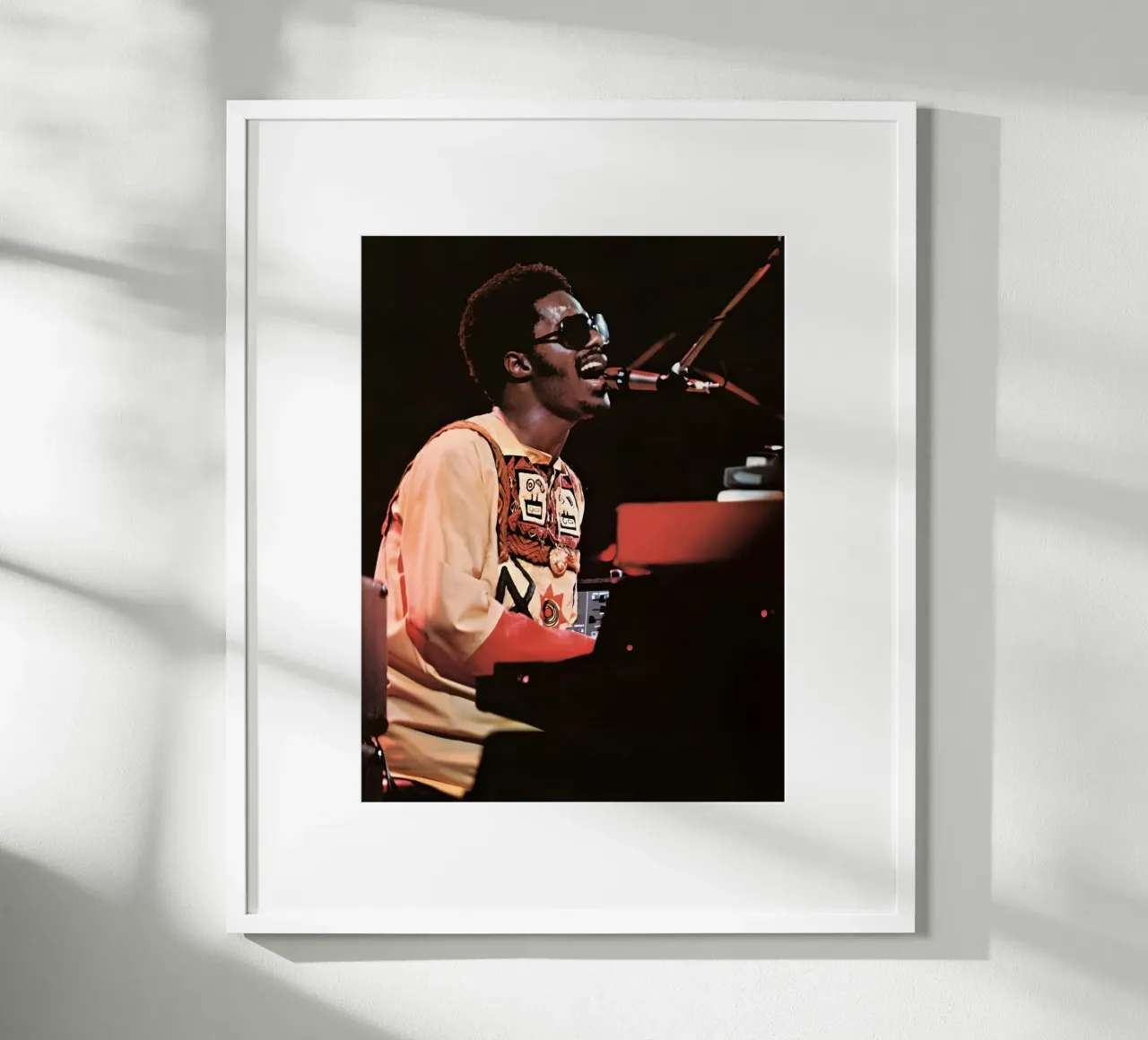Stevie Wonder poster da Low poly art
