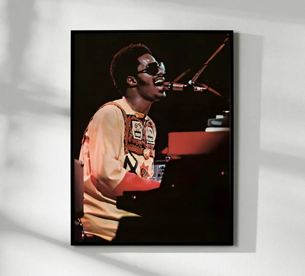 Stevie Wonder poster da Low poly art