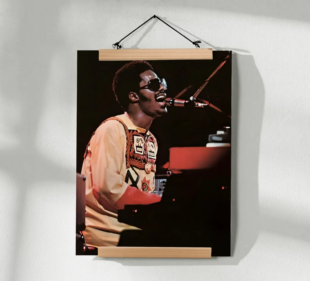 Stevie Wonder poster da Low poly art