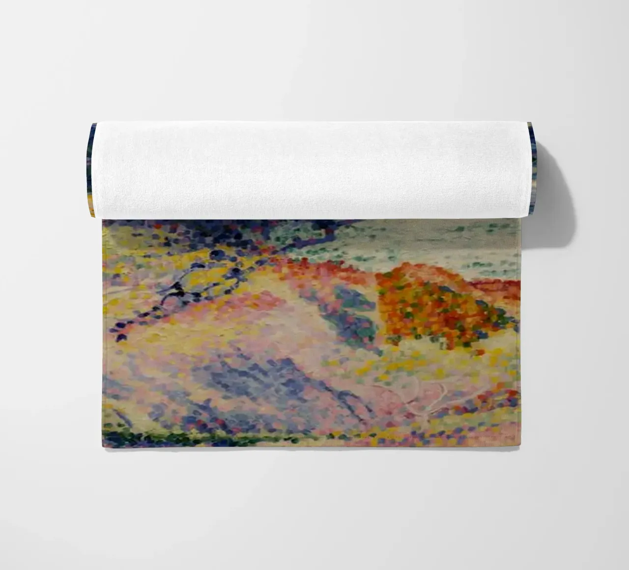 Henri-Edmond Cross Pointillist Kustlandschap Print strandhanddoek van NorwesClub