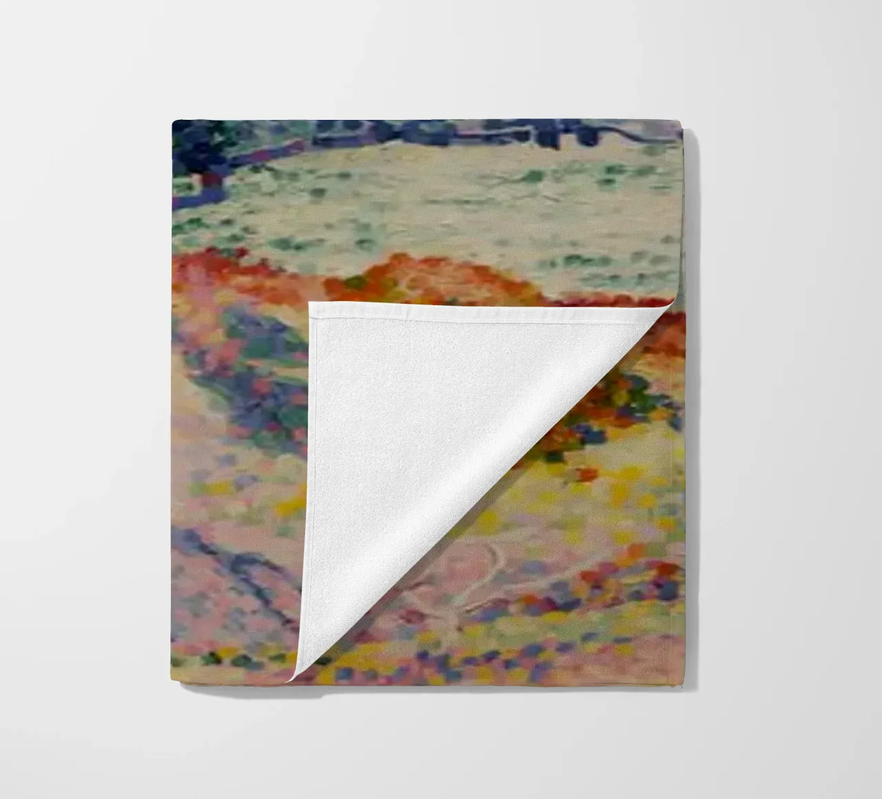 Henri-Edmond Cross Pointillist Kustlandschap Print strandhanddoek van NorwesClub