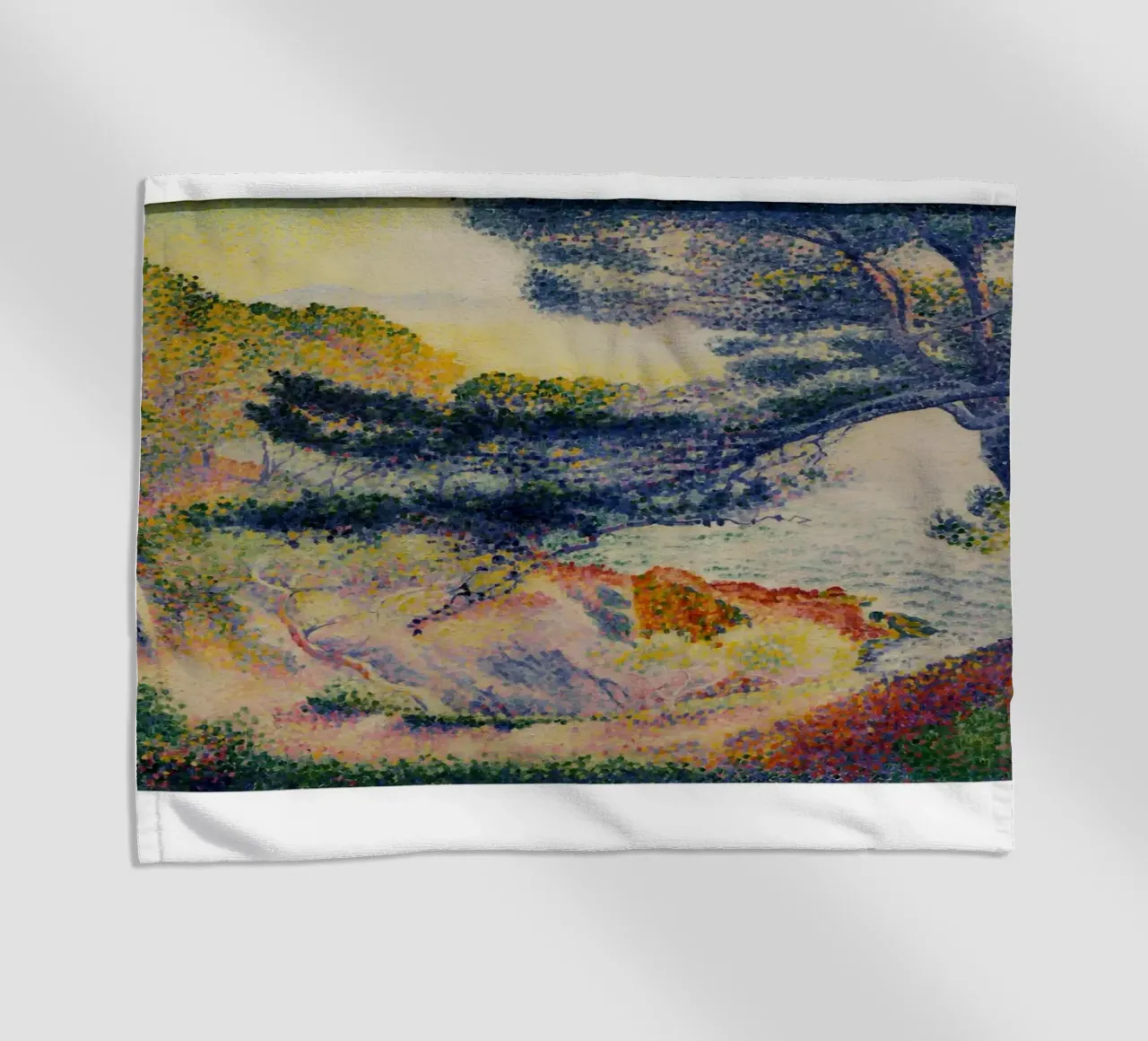 Henri-Edmond Cross Pointillist Kustlandschap Print strandhanddoek van NorwesClub