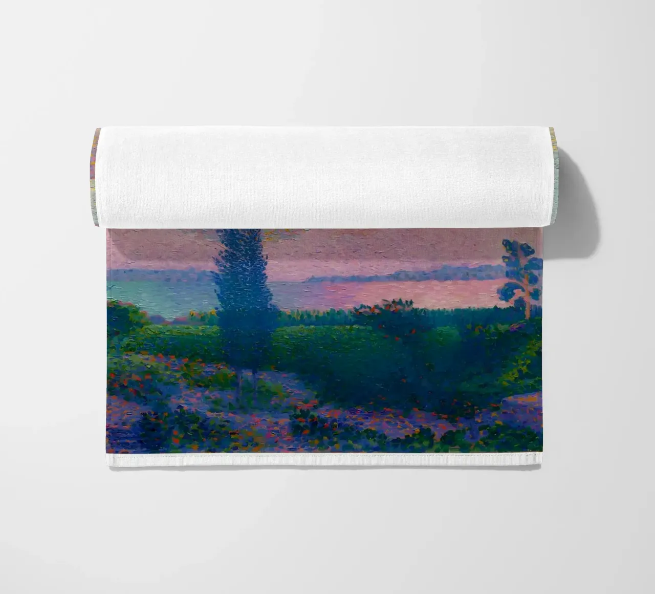 Henri-Edmond Cross Pointillist La nuvola rosa telo mare da NorwesClub