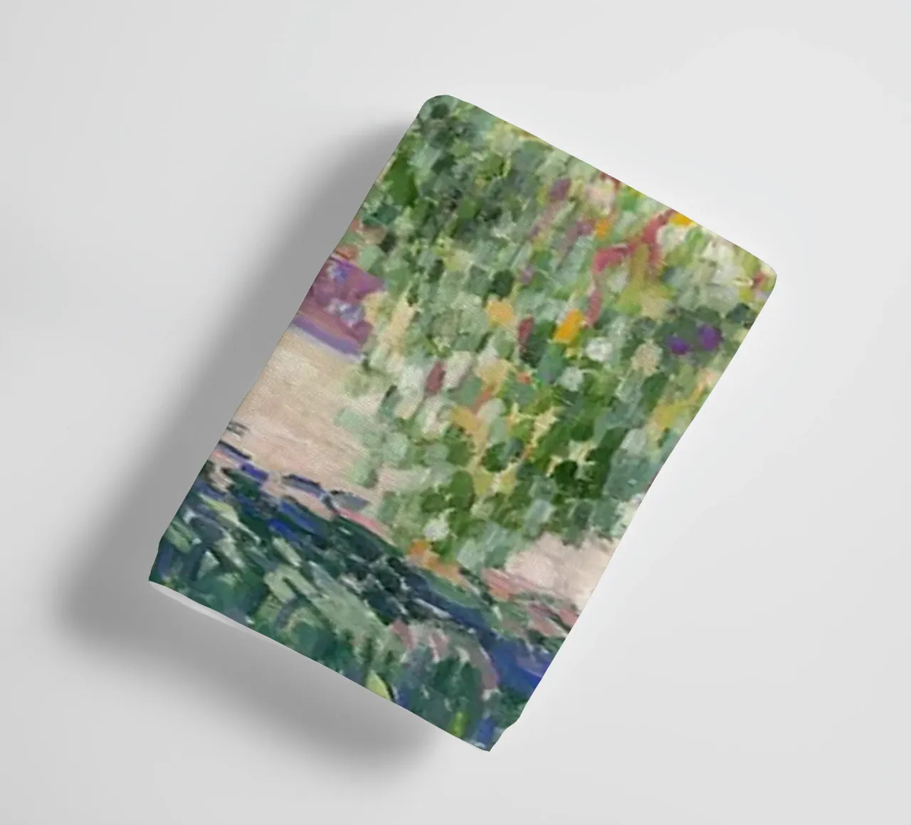 Henri-Edmond Cross Pointillist Kleurrijke Tuin Print badhanddoek van NorwesClub