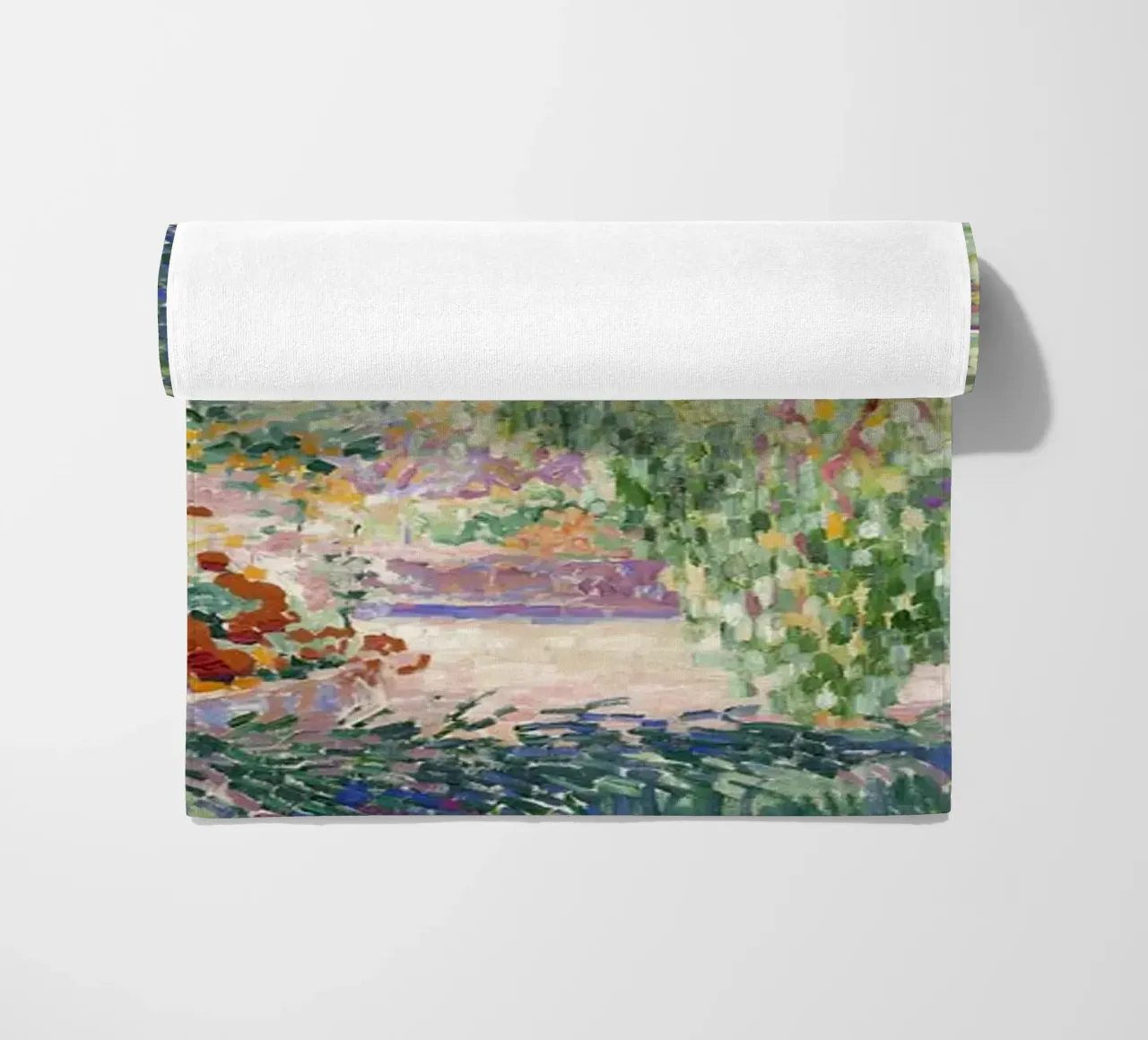 Henri-Edmond Cross Pointillist Stampa giardino colorato telo mare da NorwesClub