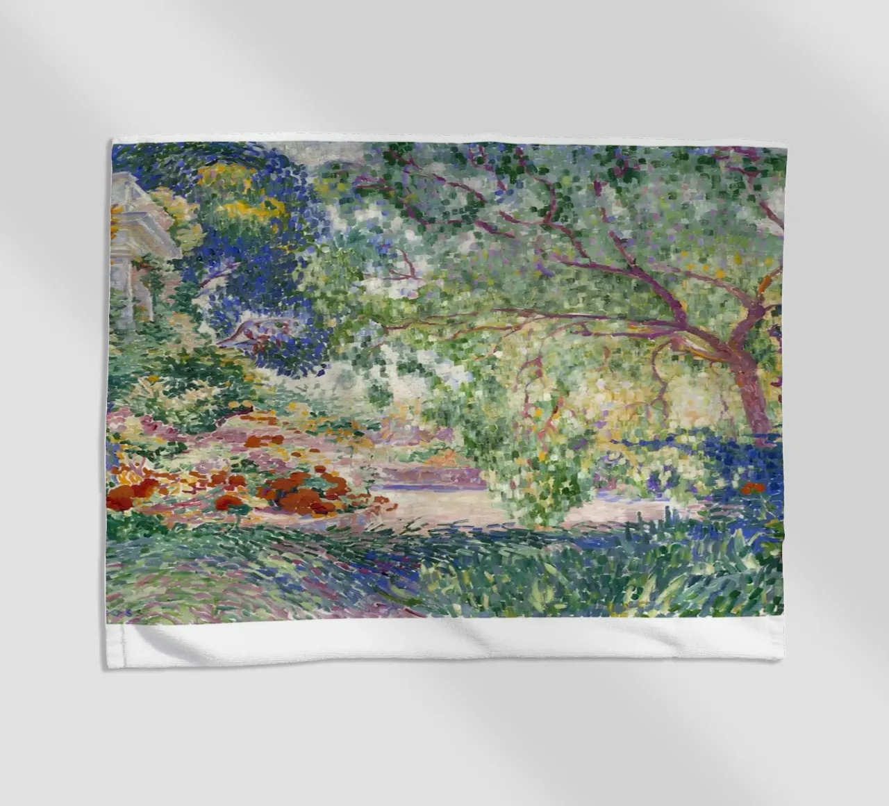 Henri-Edmond Cross Pointillist Stampa giardino colorato telo mare da NorwesClub