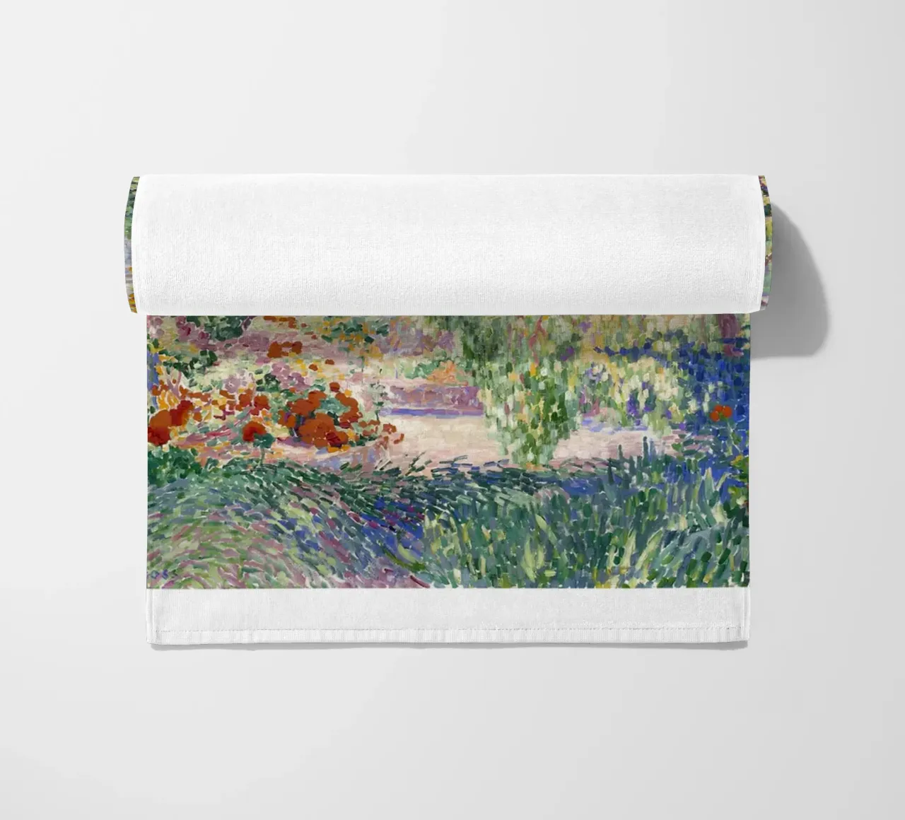Henri-Edmond Cross Pointillist Stampa giardino colorato telo mare da NorwesClub