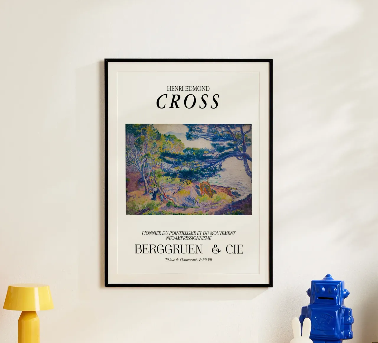 Henri-Edmond Cross Pointillist Kustlandschap Print hahnemühle van NorwesClub