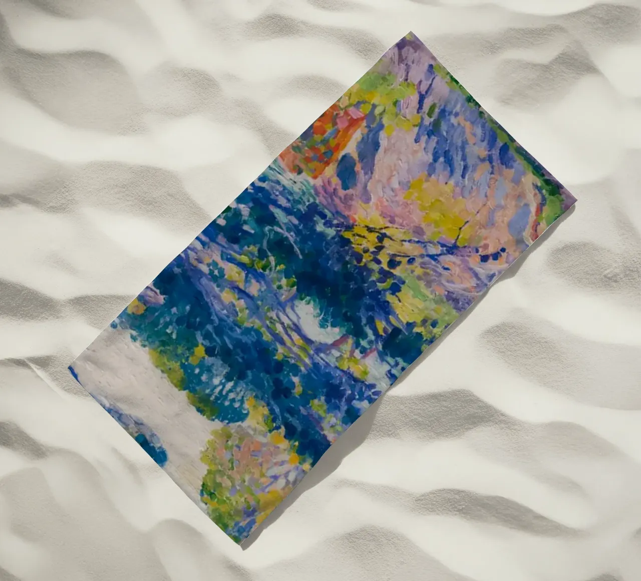 Henri-Edmond Cross Pointillist Kustlandschap Print strandhanddoek van NorwesClub