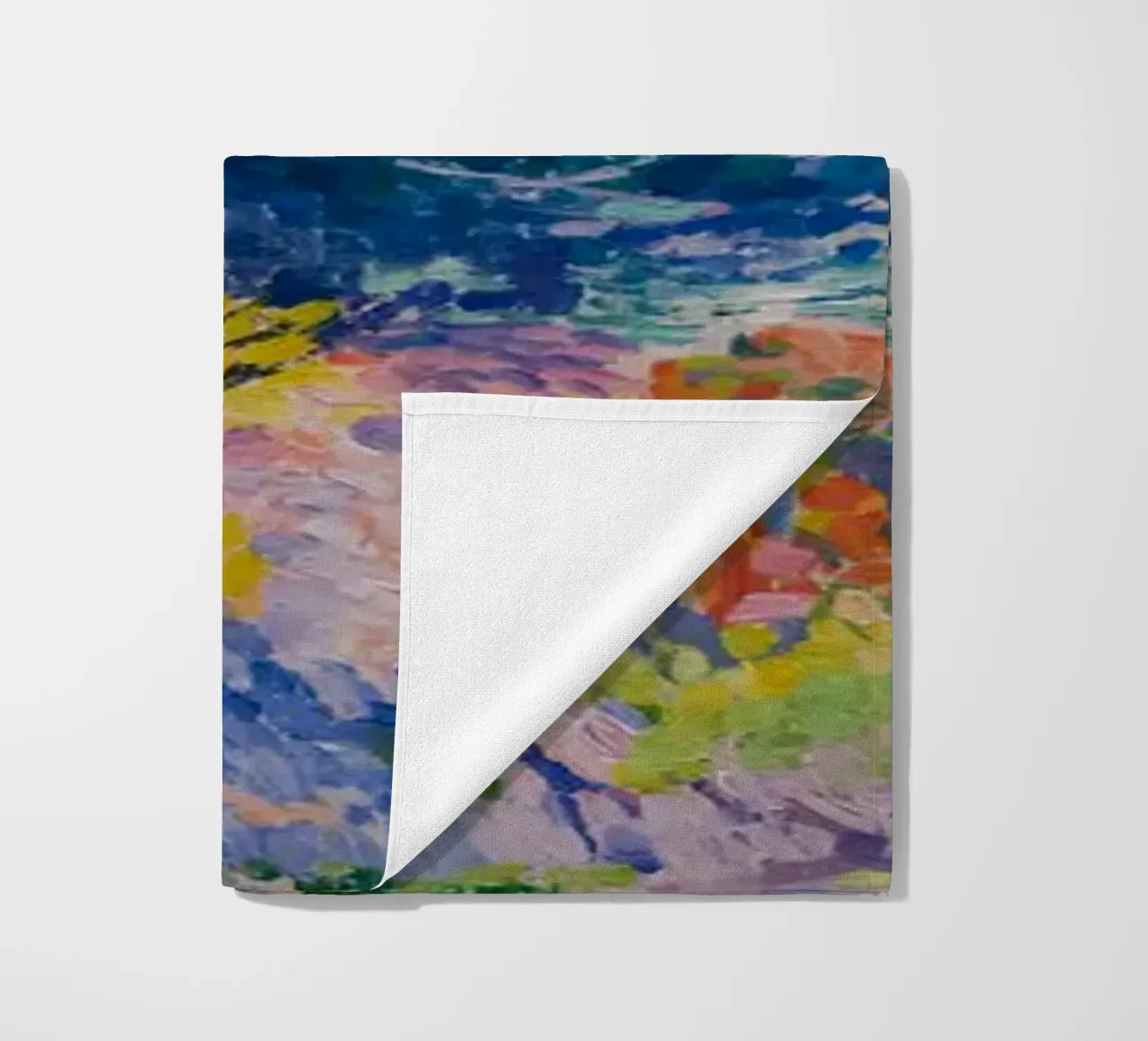 Henri-Edmond Cross Pointillist Kustlandschap Print strandhanddoek van NorwesClub