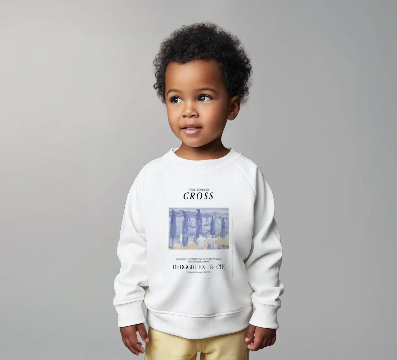 Henri-Edmond Cross Pointillist The Promenade Print baby sweatshirt by NorwesClub