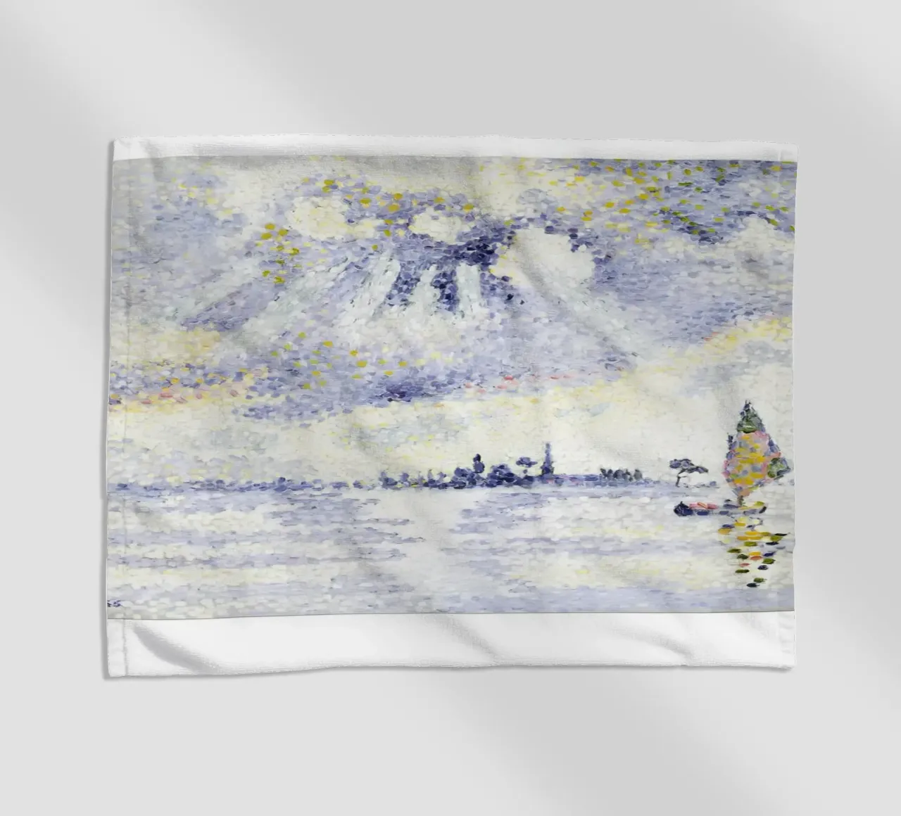 Henri-Edmond Cross Pointillist Kustlandschap Print strandhanddoek van NorwesClub