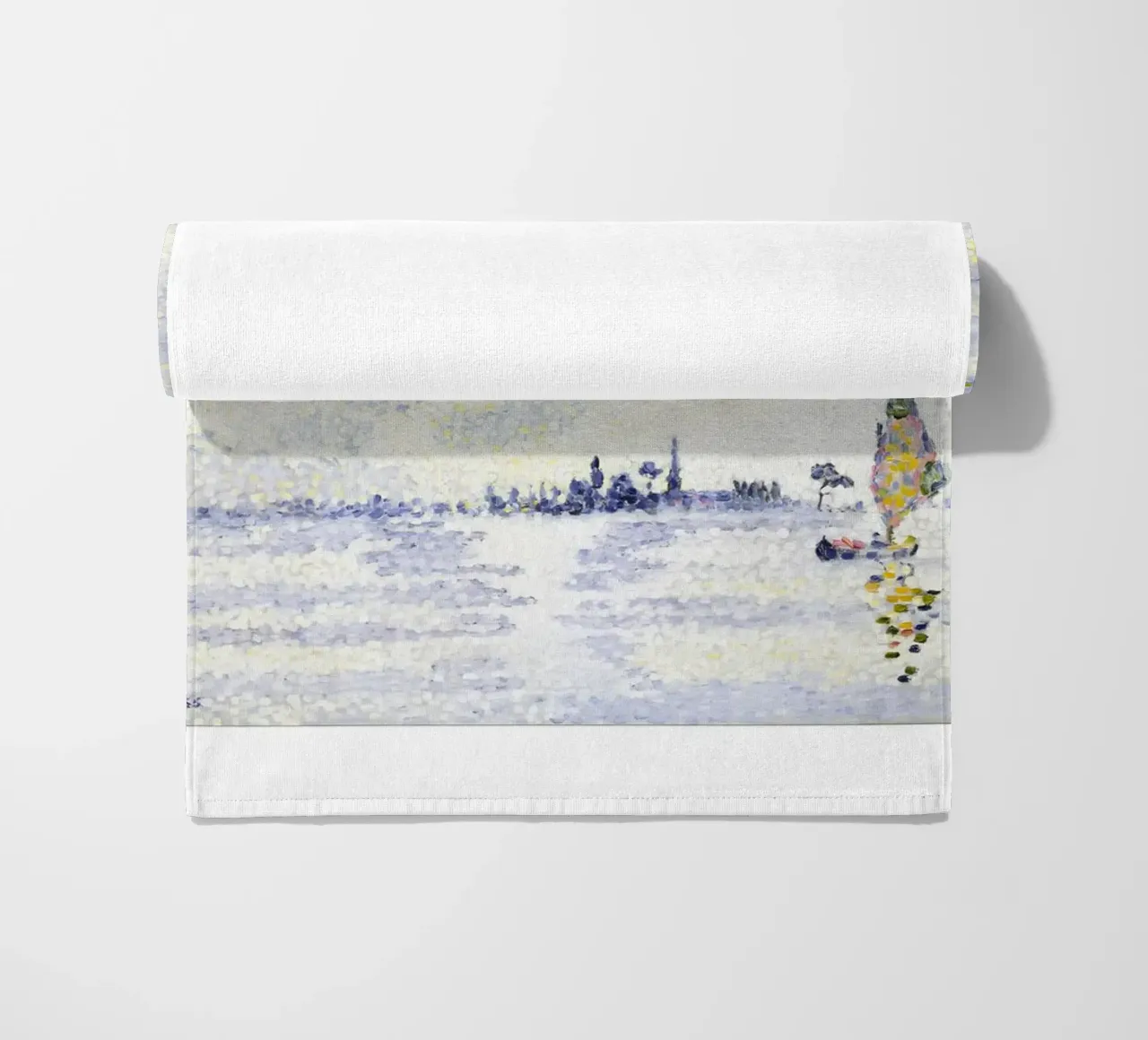 Henri-Edmond Cross Pointillist Kustlandschap Print strandhanddoek van NorwesClub