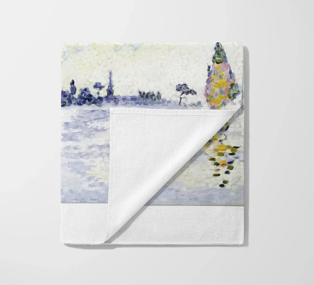 Henri-Edmond Cross Pointillist Kustlandschap Print strandhanddoek van NorwesClub