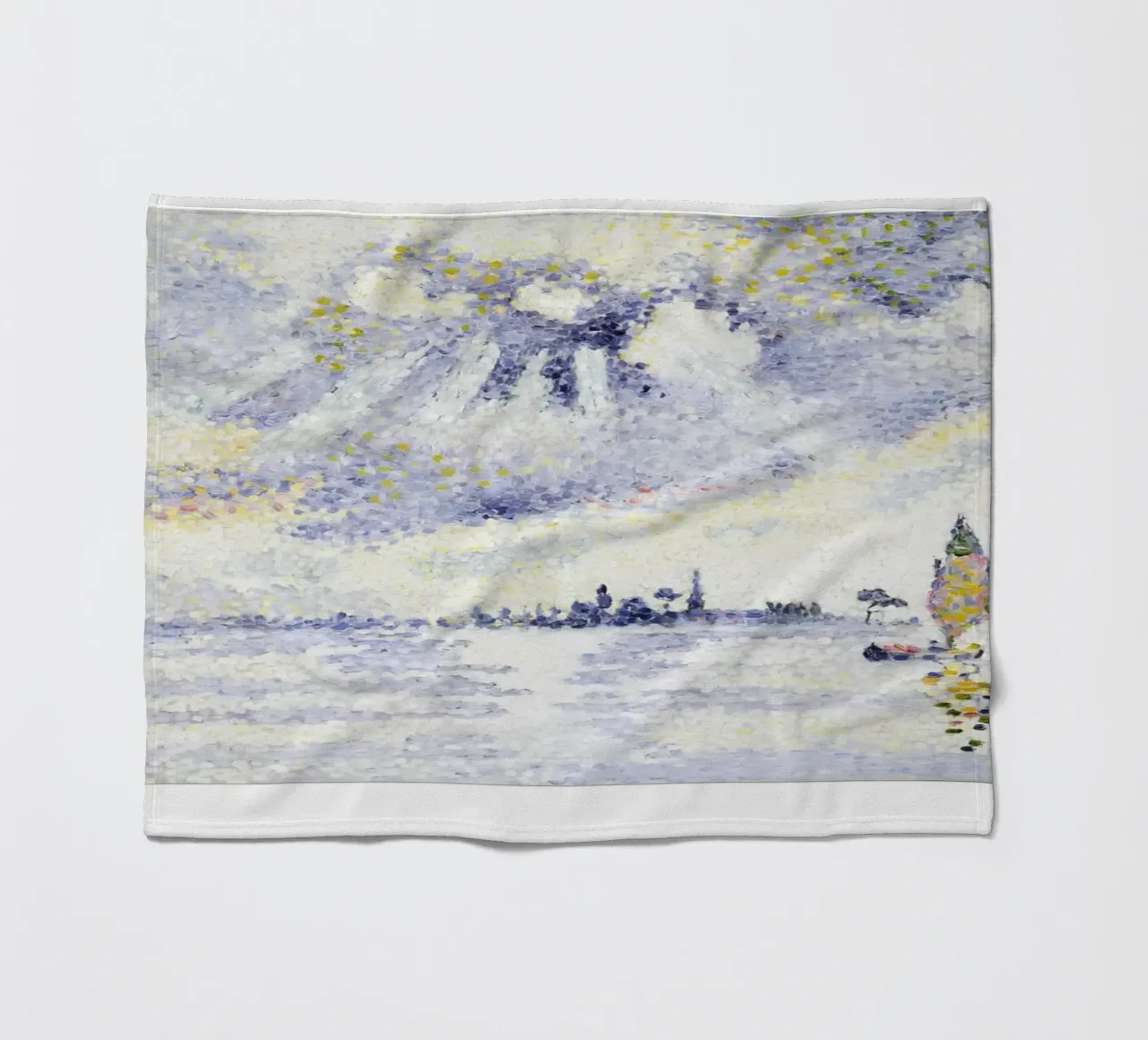 Henri-Edmond Cross Pointillist Kustlandschap Print fleecedeken van NorwesClub