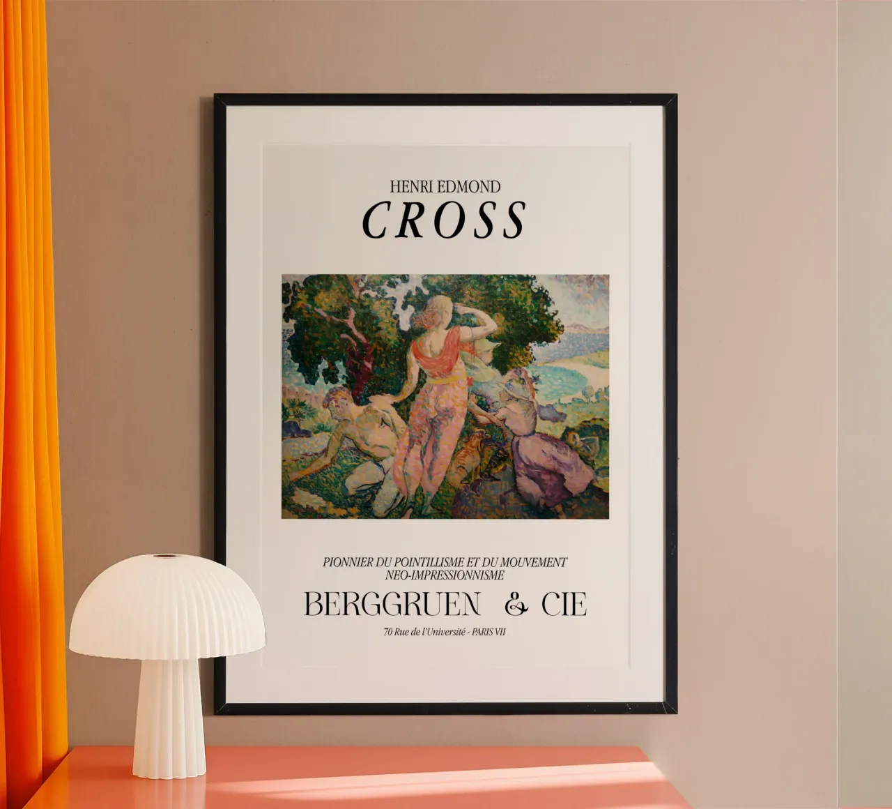 Henri-Edmond Cross Pointillist The Excursionists hahnemühle by NorwesClub