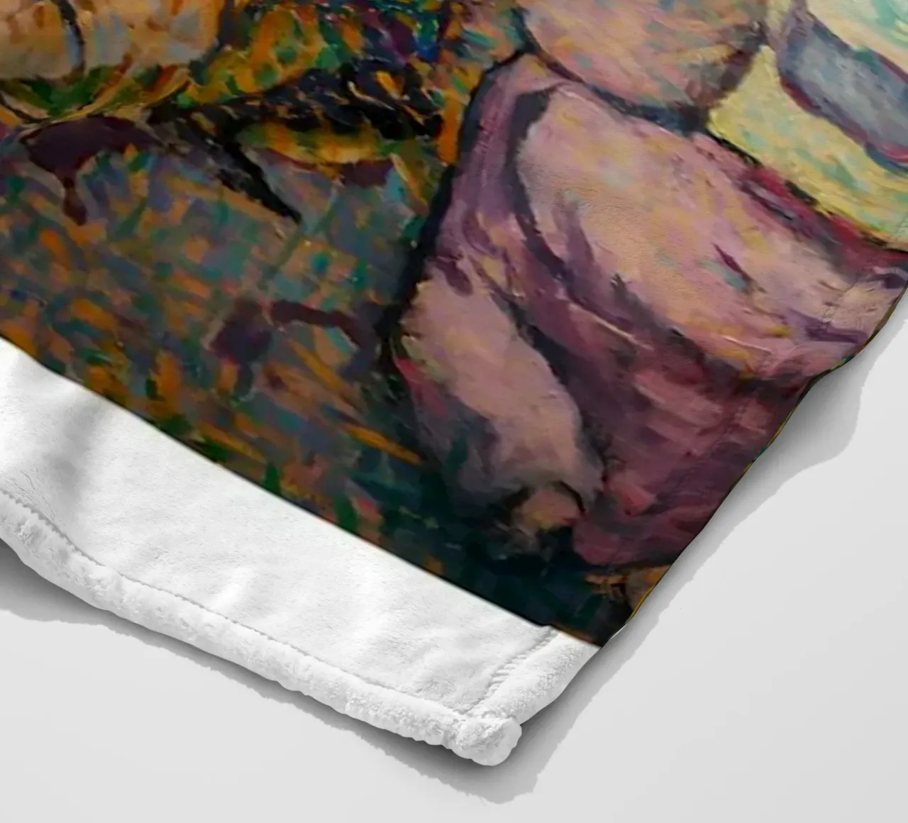Henri-Edmond Cross Pointillist Gli Excursionisti coperta in pile da NorwesClub
