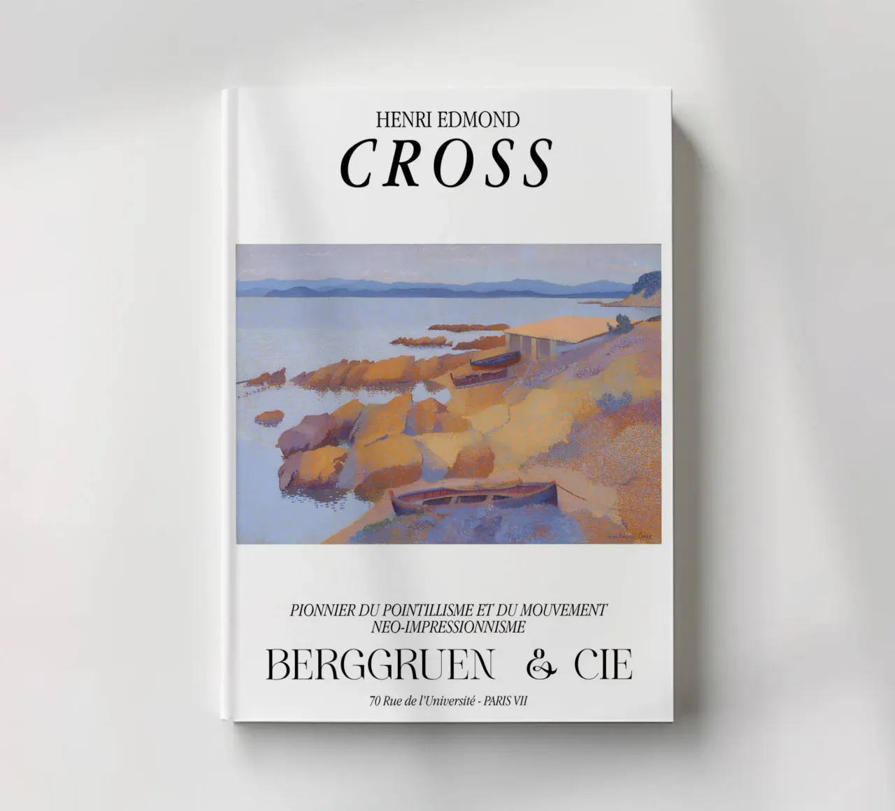 Henri-Edmond Cross Pointillist Calanque Coastal Scene notebook by NorwesClub