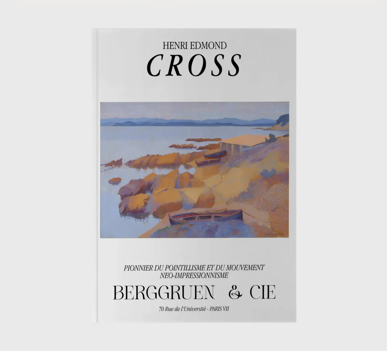 Henri-Edmond Cross Pointillist Calanque Coastal Scene notebook by NorwesClub