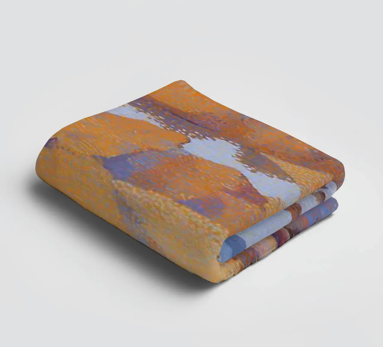 Henri-Edmond Cross Pointillist Calanque Coastal Scene towel by NorwesClub