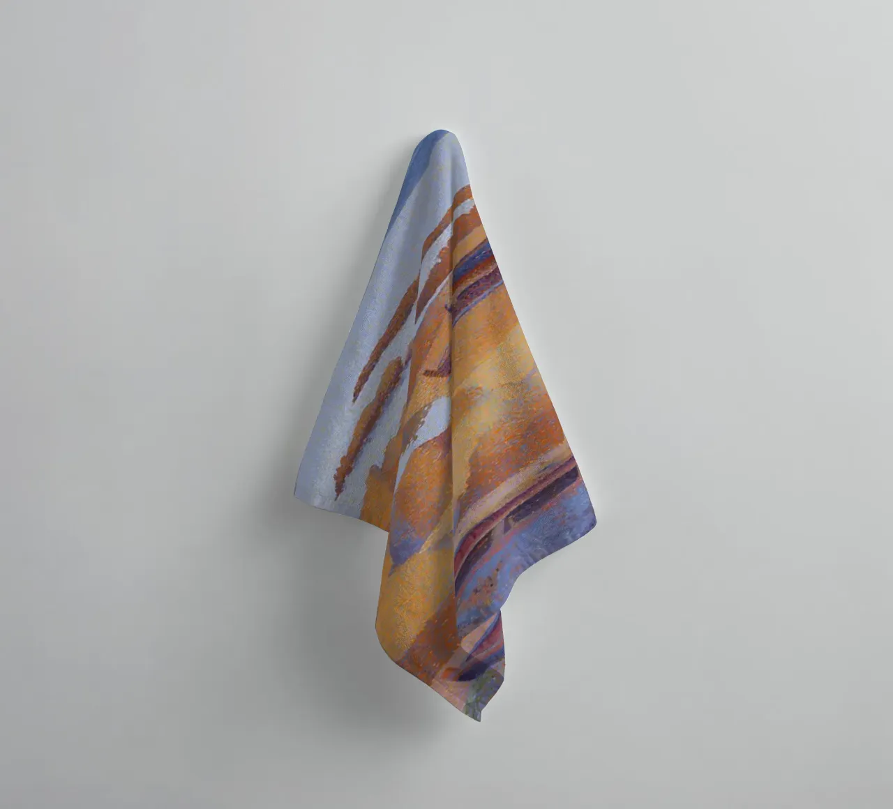 Henri-Edmond Cross Pointillist Calanque Coastal Scene towel by NorwesClub