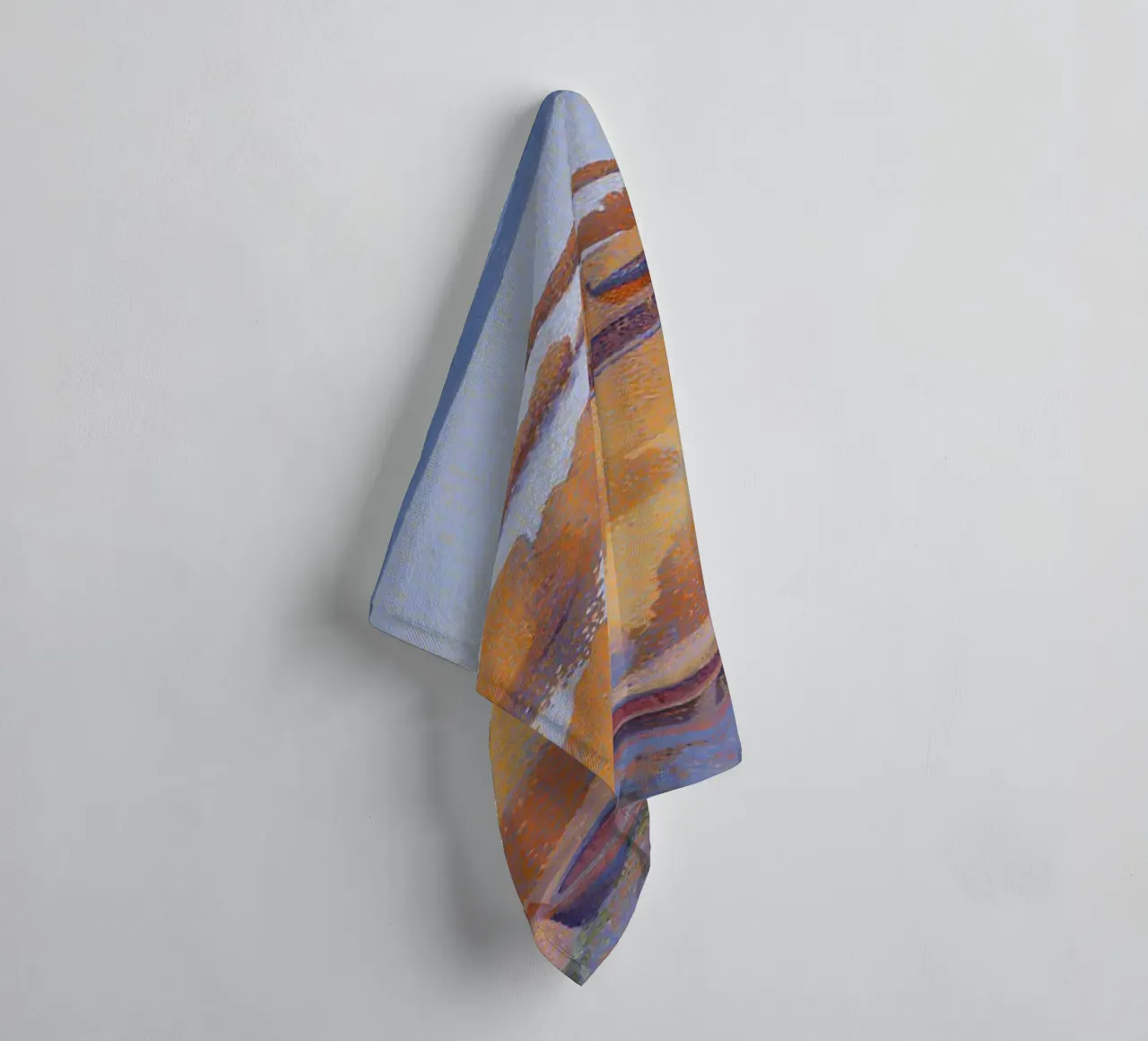 Henri-Edmond Cross Pointillist Calanque Coastal Scene towel by NorwesClub