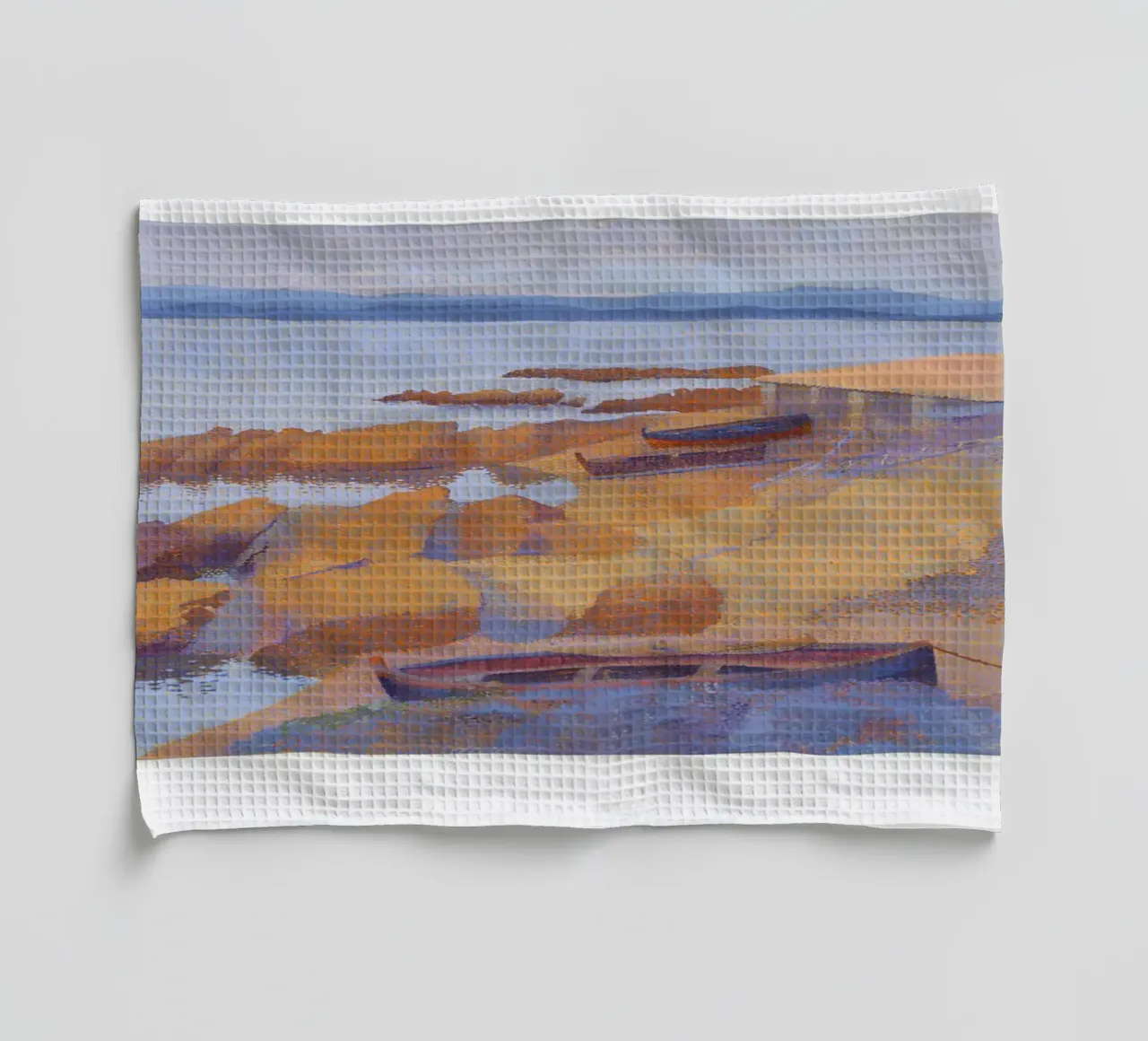 Henri-Edmond Cross Pointilliste Calanque Scène côtière torchon de NorwesClub